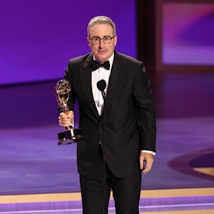 John Oliver at the 76th Primetime Emmy Awards held at Peacock Theater on September 15, 2024 in Los Angeles, California.