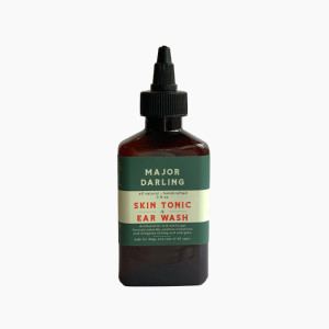 major darling dog ear cleaner in brown bottle with green label