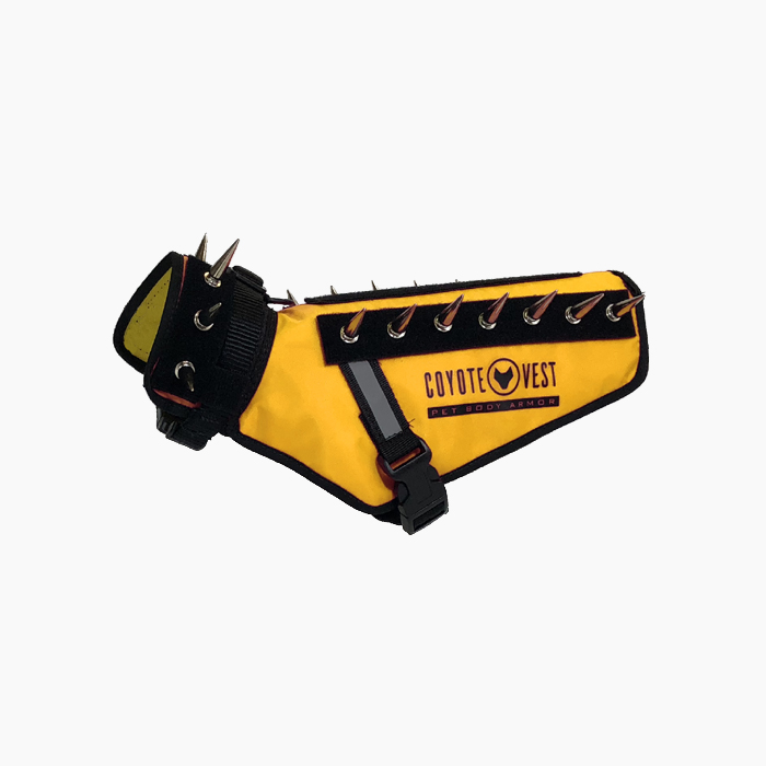 yellow coyote vest