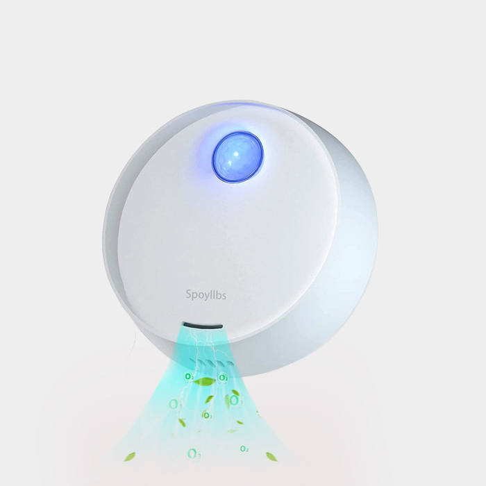 the cat litter deodorizer in white