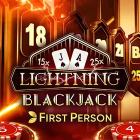 First Person Lightning Blackjack