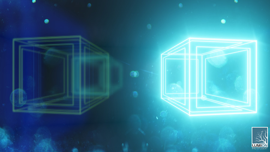XYZ - Artwork — hologram cube vector 2