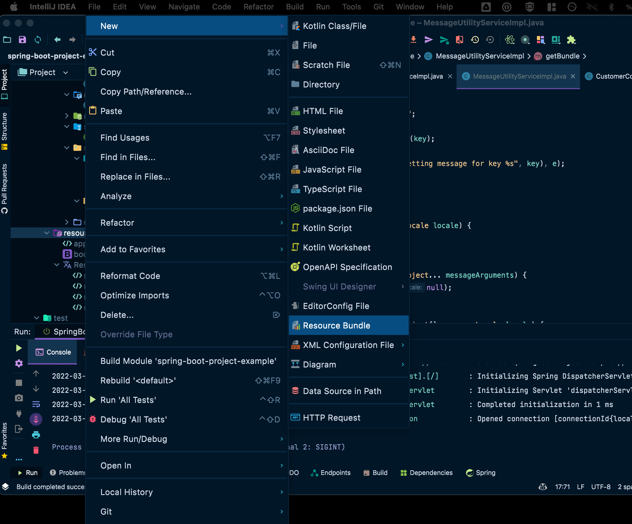 Adding ResourceBundle in Intellij - 1