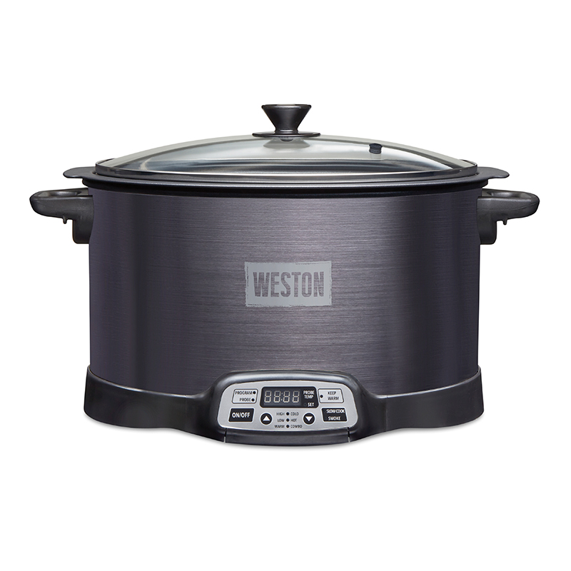 2-in-1 Indoor Smoker & Slow Cooker