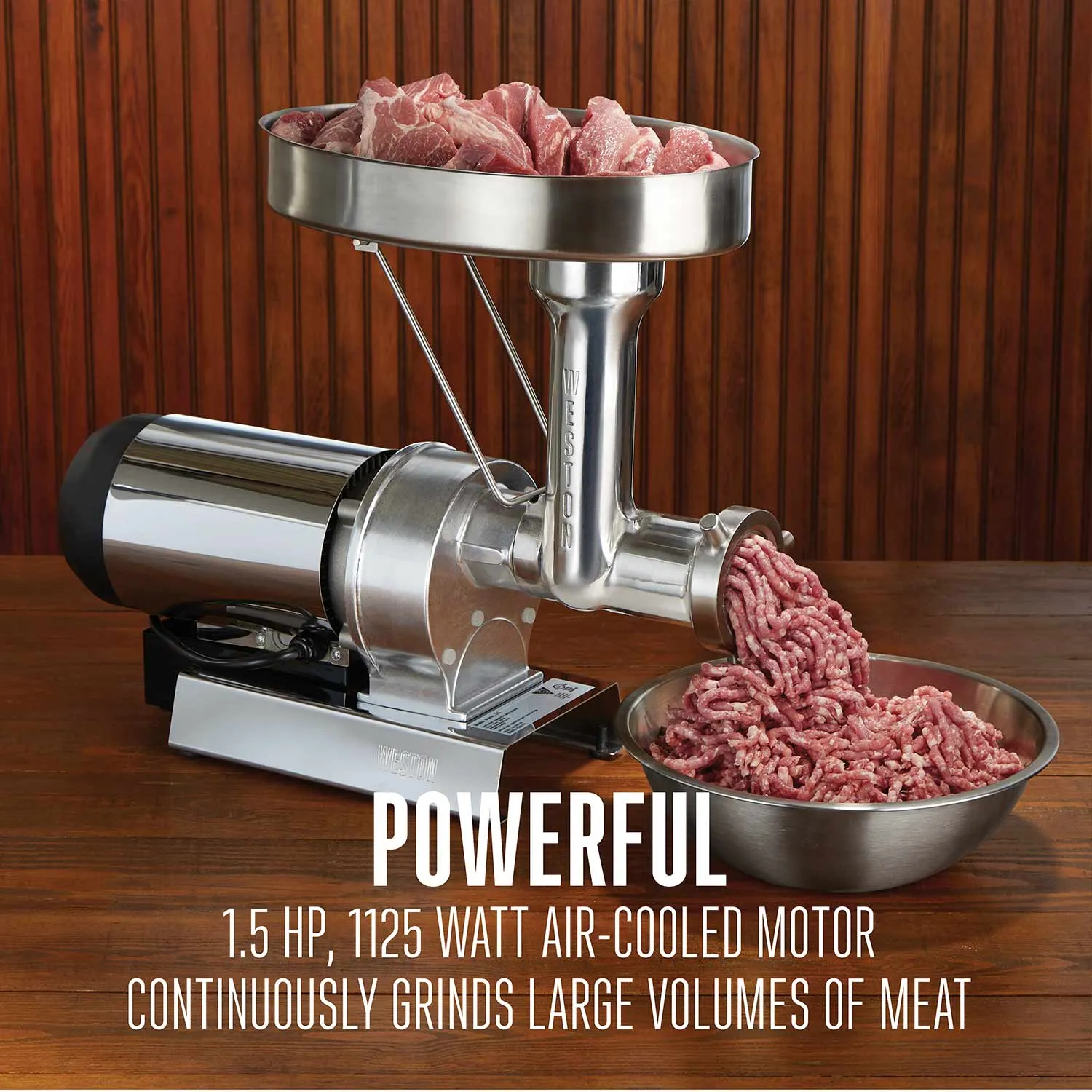 Butcher Butcher  Butcher Series™ #32 Meat Grinder | Weston Brands