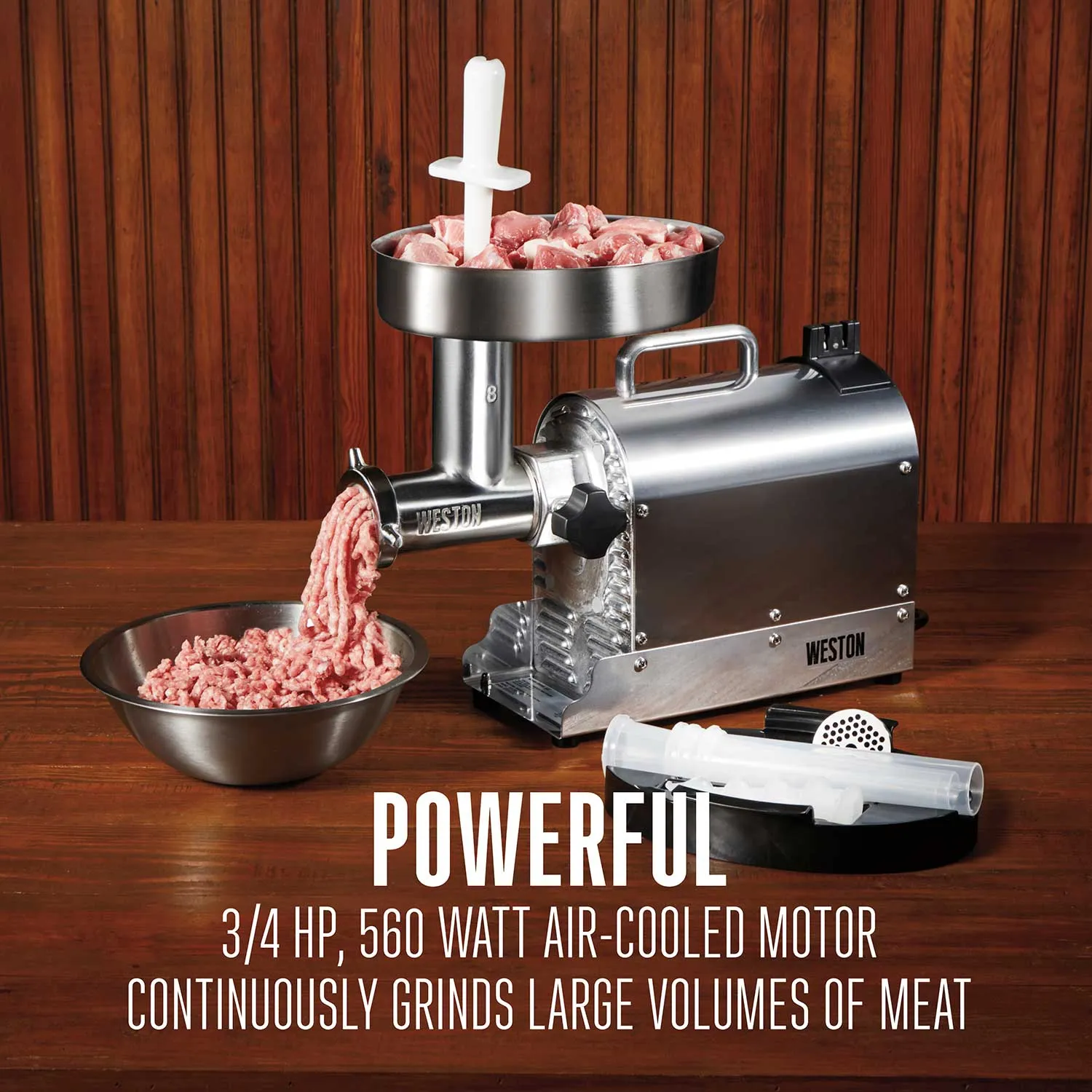 Pro Series™ #8 Meat Grinder | Weston Brands