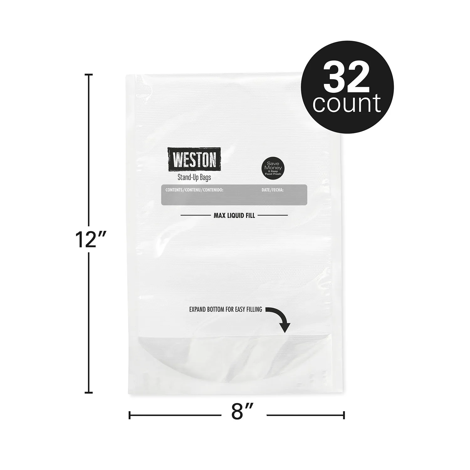 KitVacPak Vakuumbeutel 10x13 Zoll (100 Stück) – BPA-frei, Für FoodSaver & Andere Vakuumierer