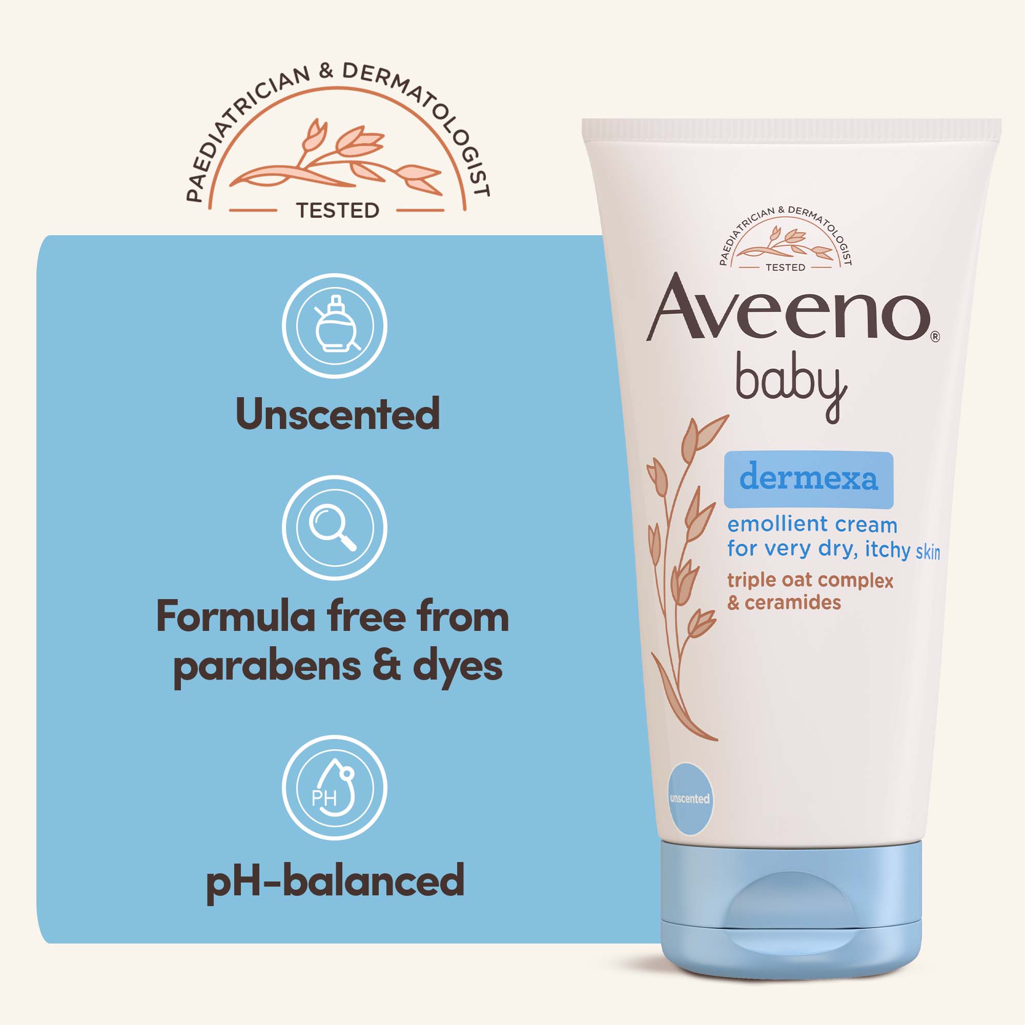 AVEENO® Baby Dermexa Daily Emollient Cream image 5