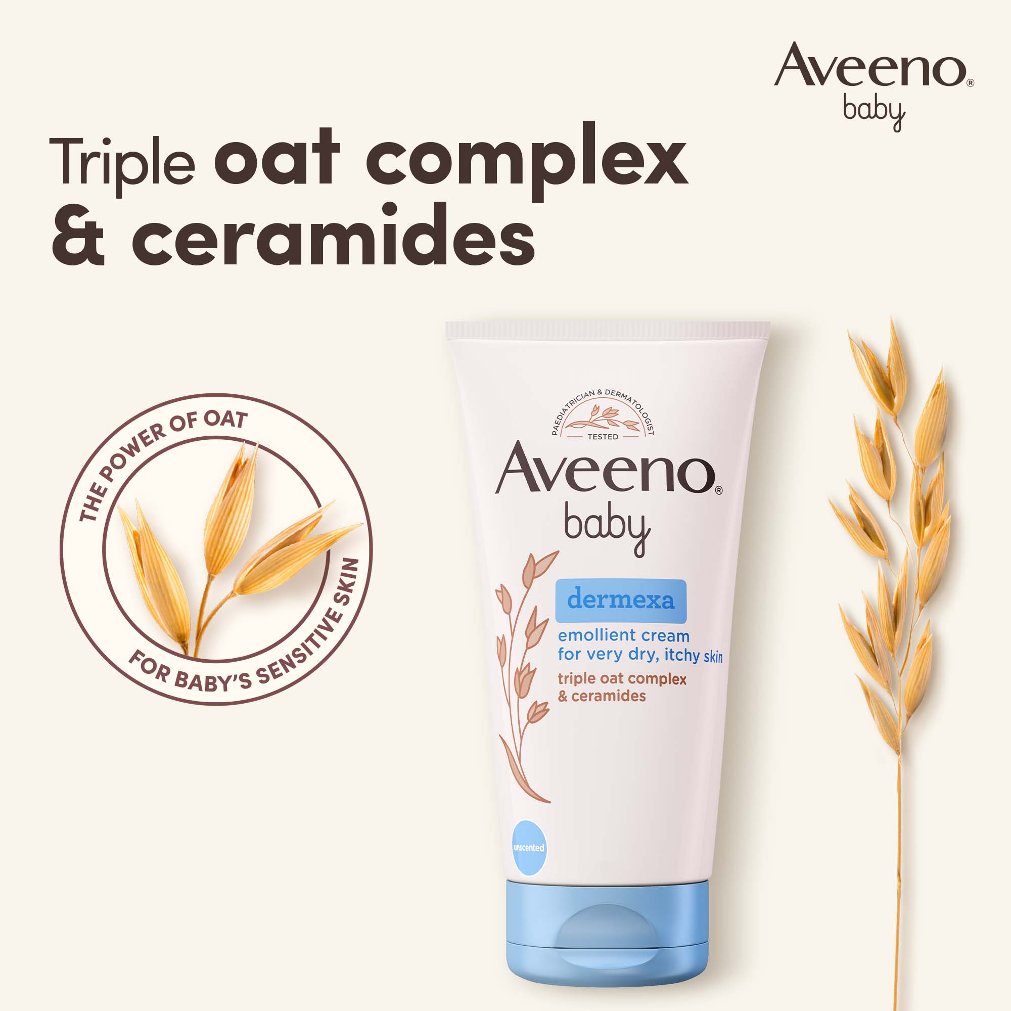 AVEENO® Baby Dermexa Daily Emollient Cream image 3