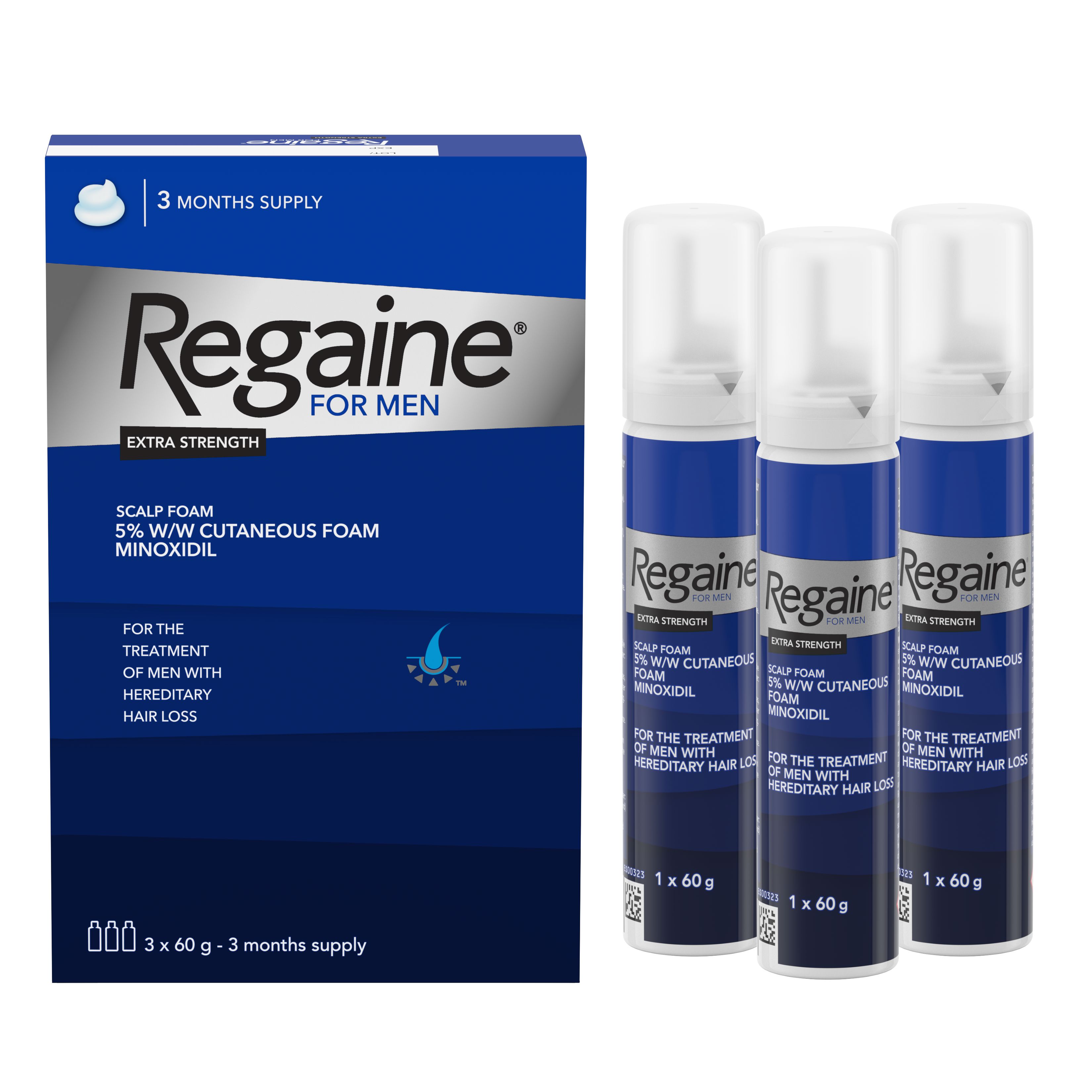 REGAINE® for Men Extra Strength Scalp Foam