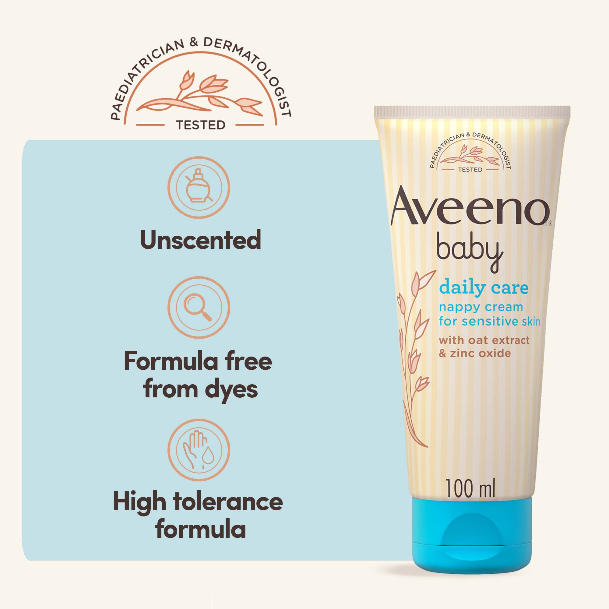 AVEENO® Baby Daily Care Barrier Nappy Cream image 6