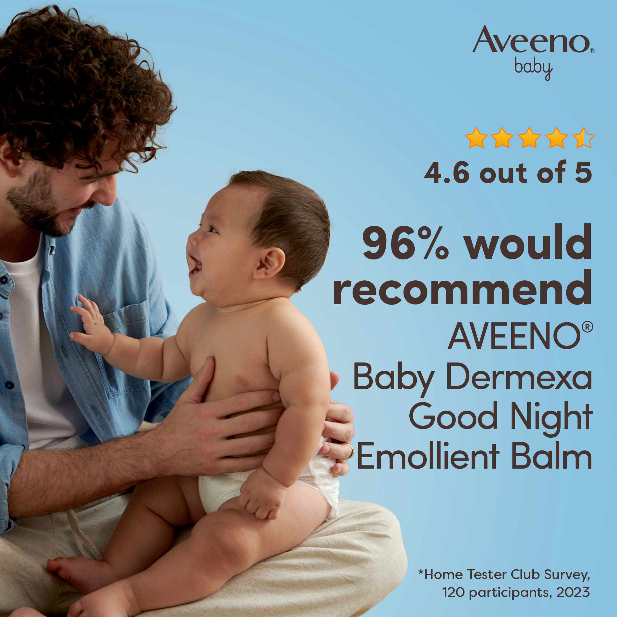 AVEENO® Baby Dermexa Good Night Emollient Balm image 6