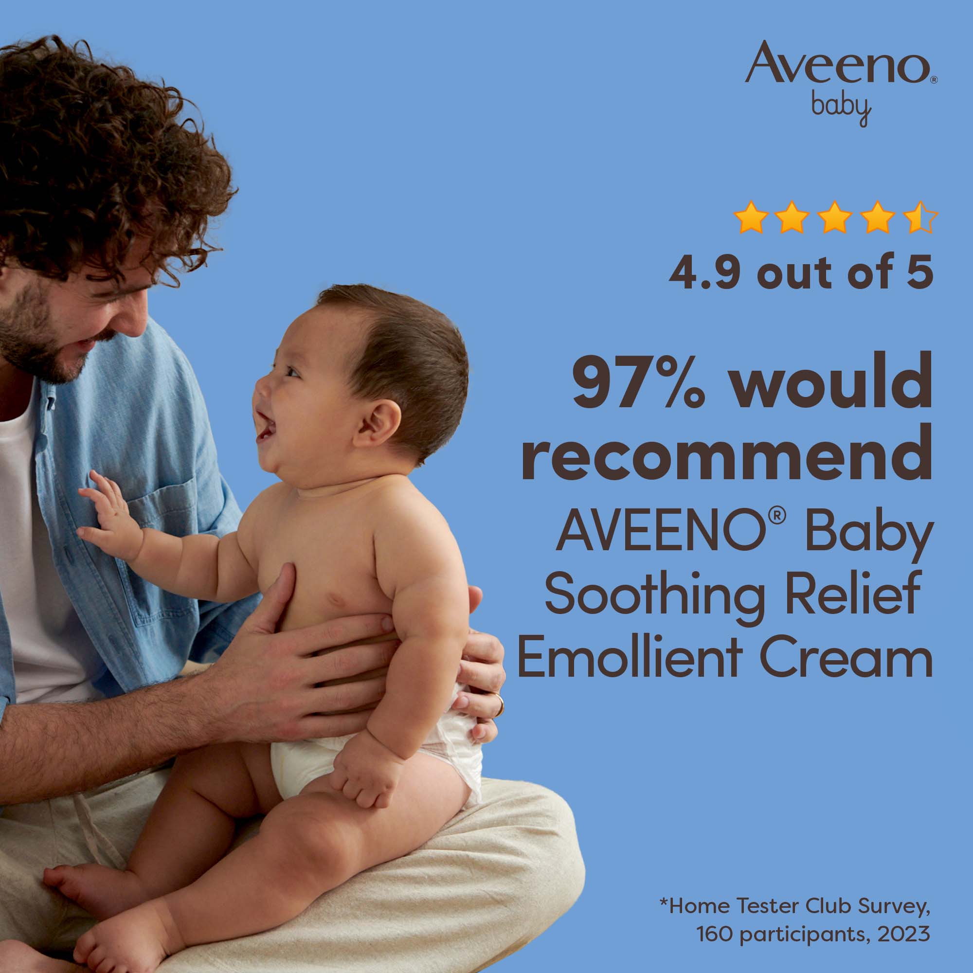 AVEENO® Baby Soothing Relief Emollient Cream image 6