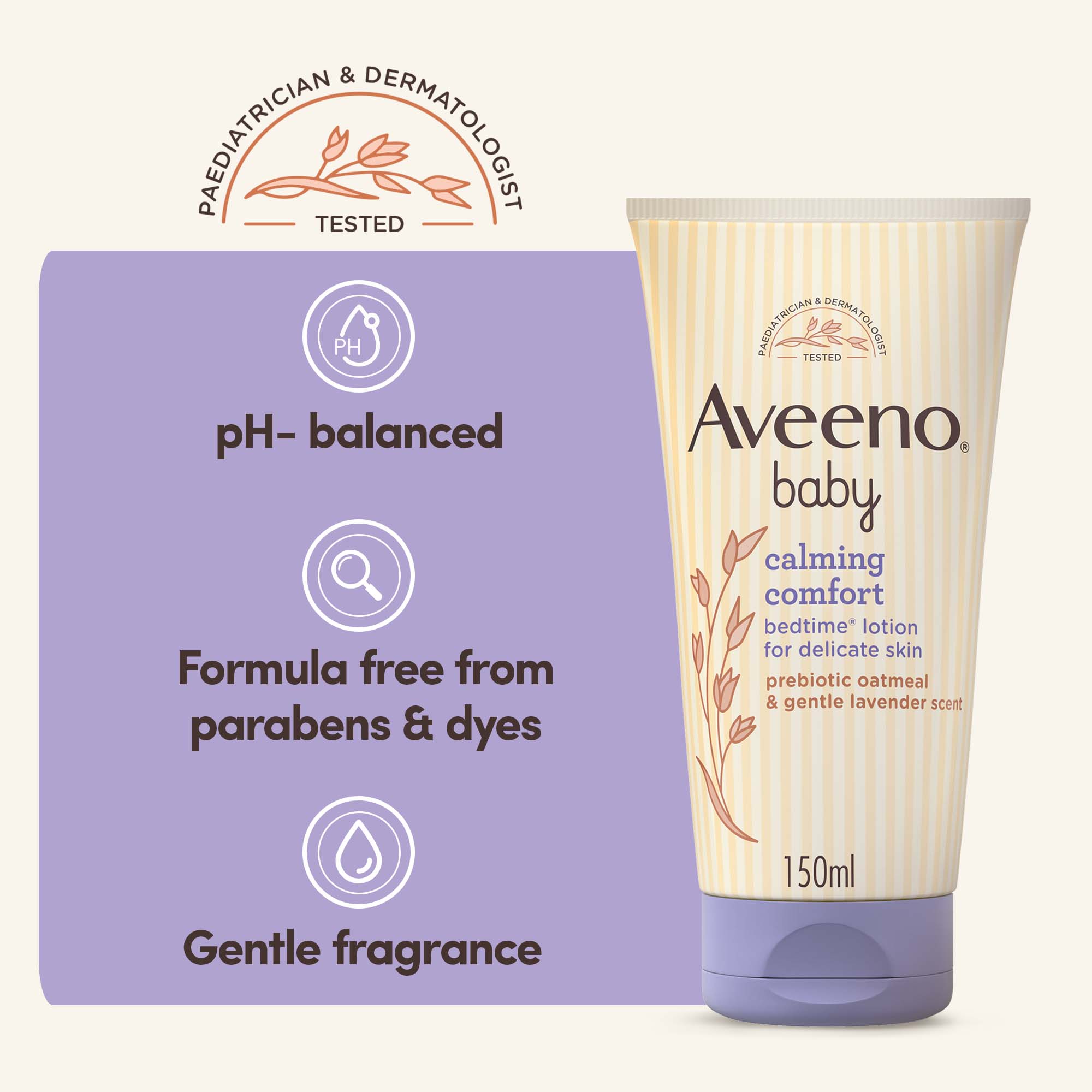 AVEENO BABY CALMING COMFORT™ BEDTIME® LOTION image 5