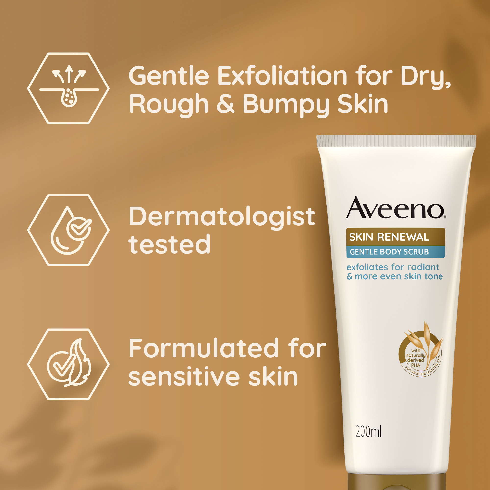 Aveeno Wash-Off Skin Renewal Gentle Body Scrub image 5