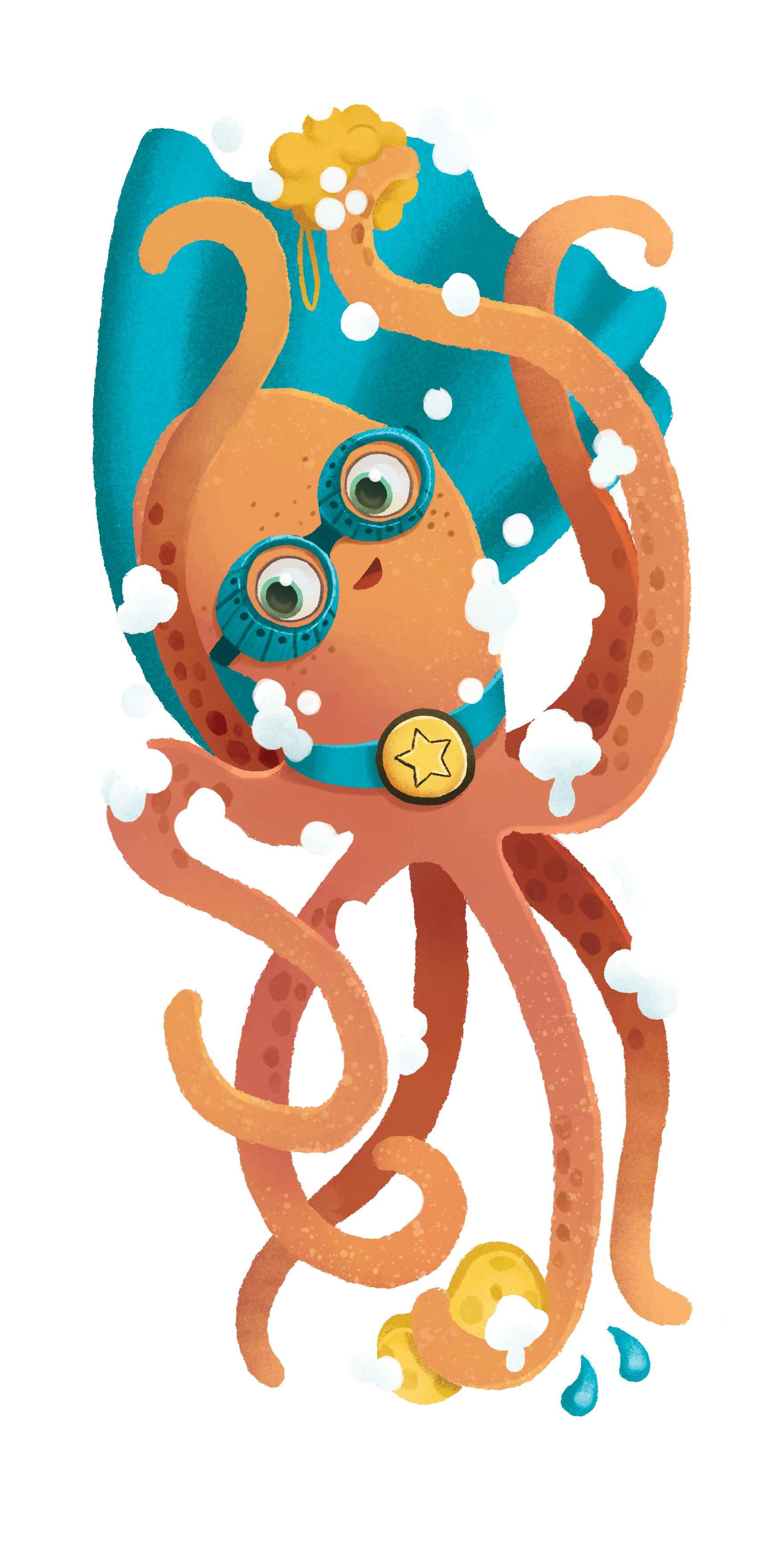 Inky the Octopus – Bubble Bath & Wash