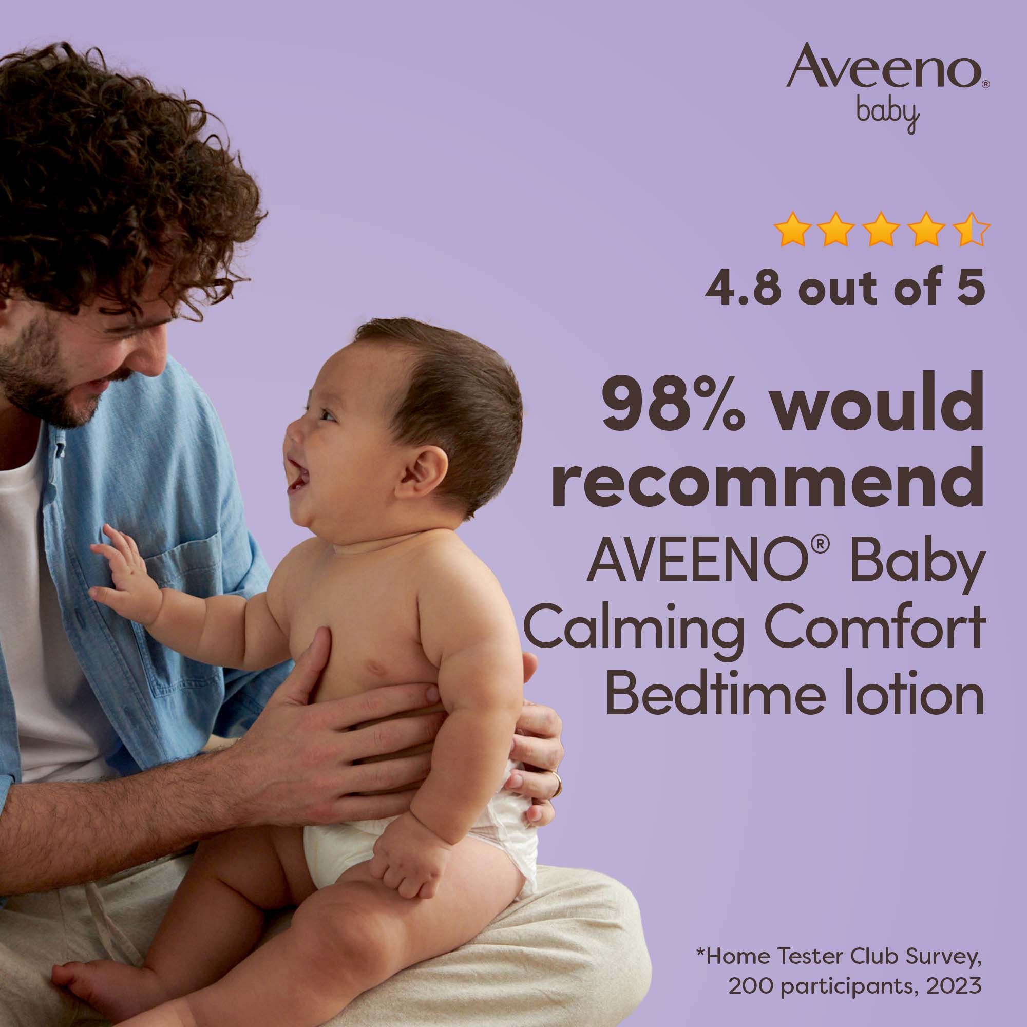 AVEENO BABY CALMING COMFORT™ BEDTIME® LOTION - Image 6 - Aveeno