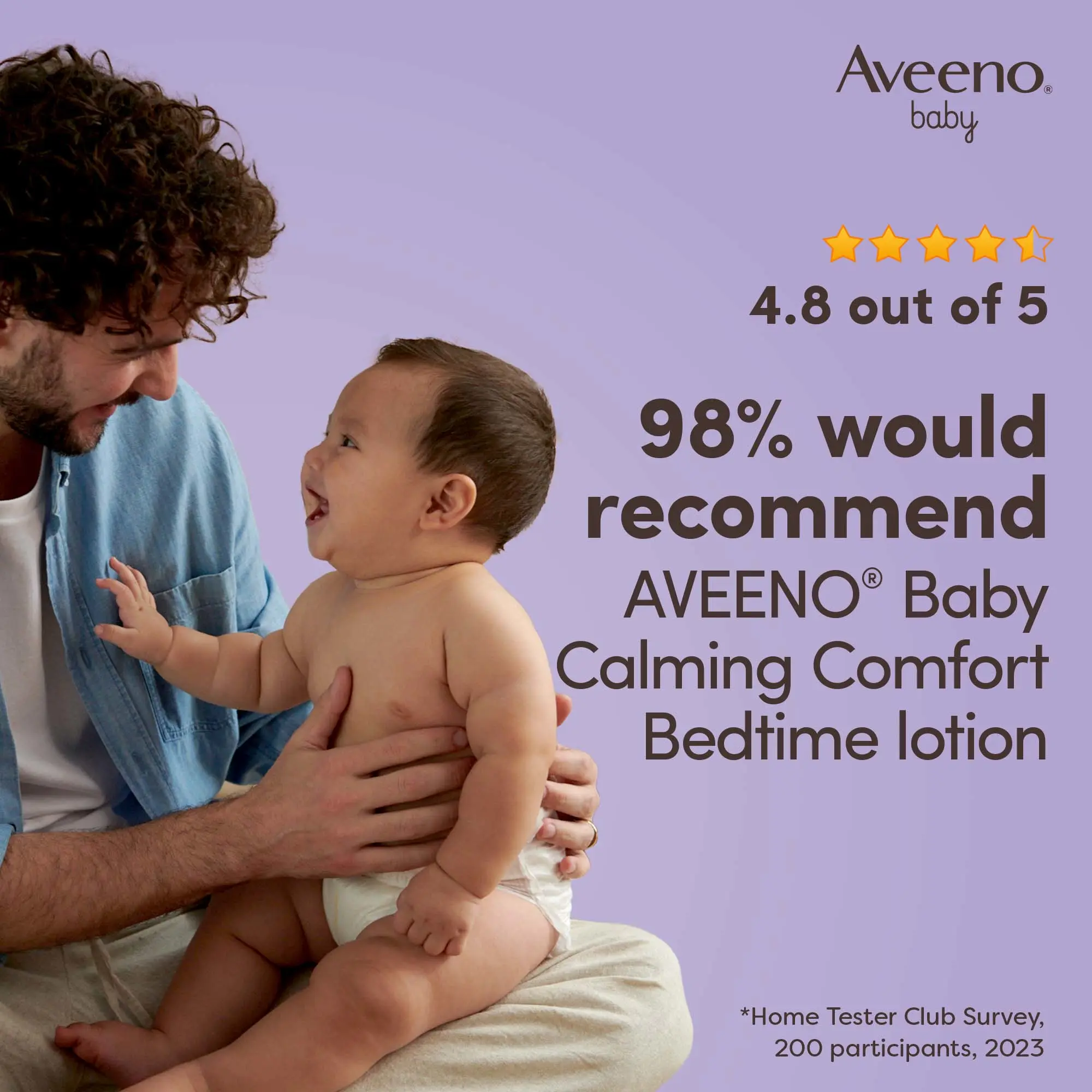 AVEENO BABY CALMING COMFORT™ BEDTIME® LOTION - Image 6 - Aveeno
