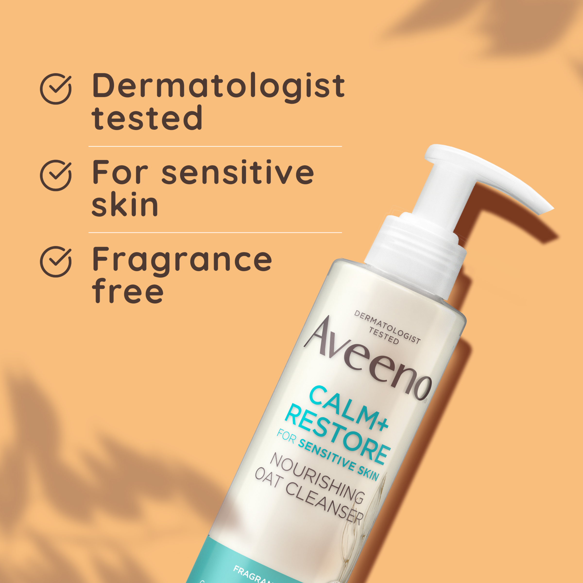 Aveeno Face Calm + Restore® Nourishing Oat Cleanser