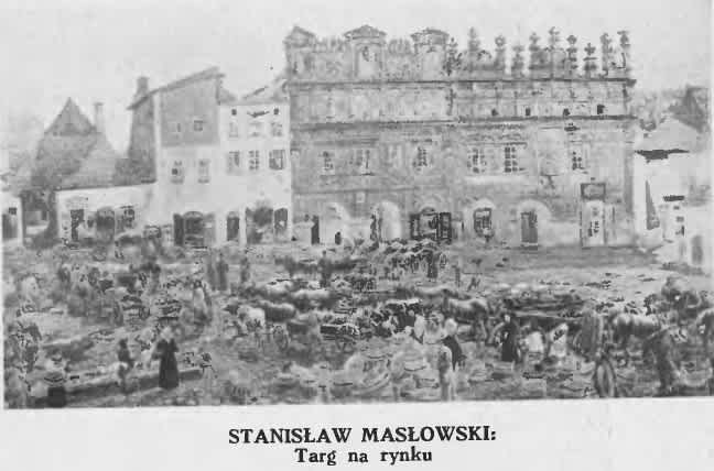 Stanisław Masłowski, Targ na rynku