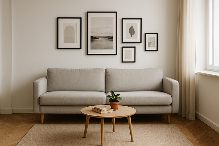 Cum să alegi tabloul perfect pentru livingul tău: Ghid practic