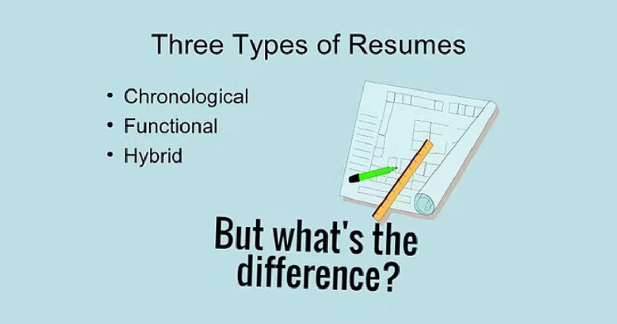What's The Biggest Difference Between A Chronological Resume and Hybrid Resume?