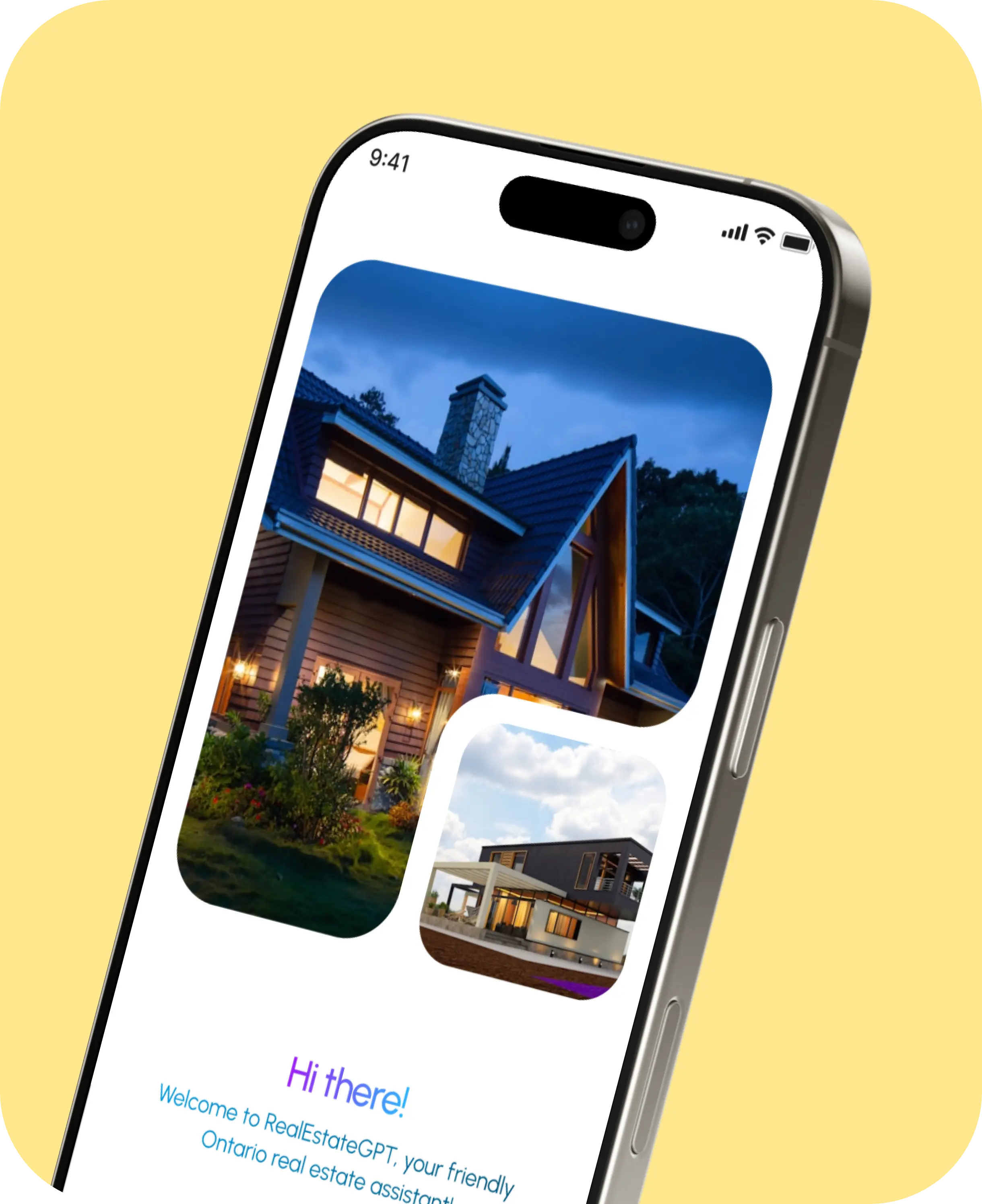 Property details via AI chat