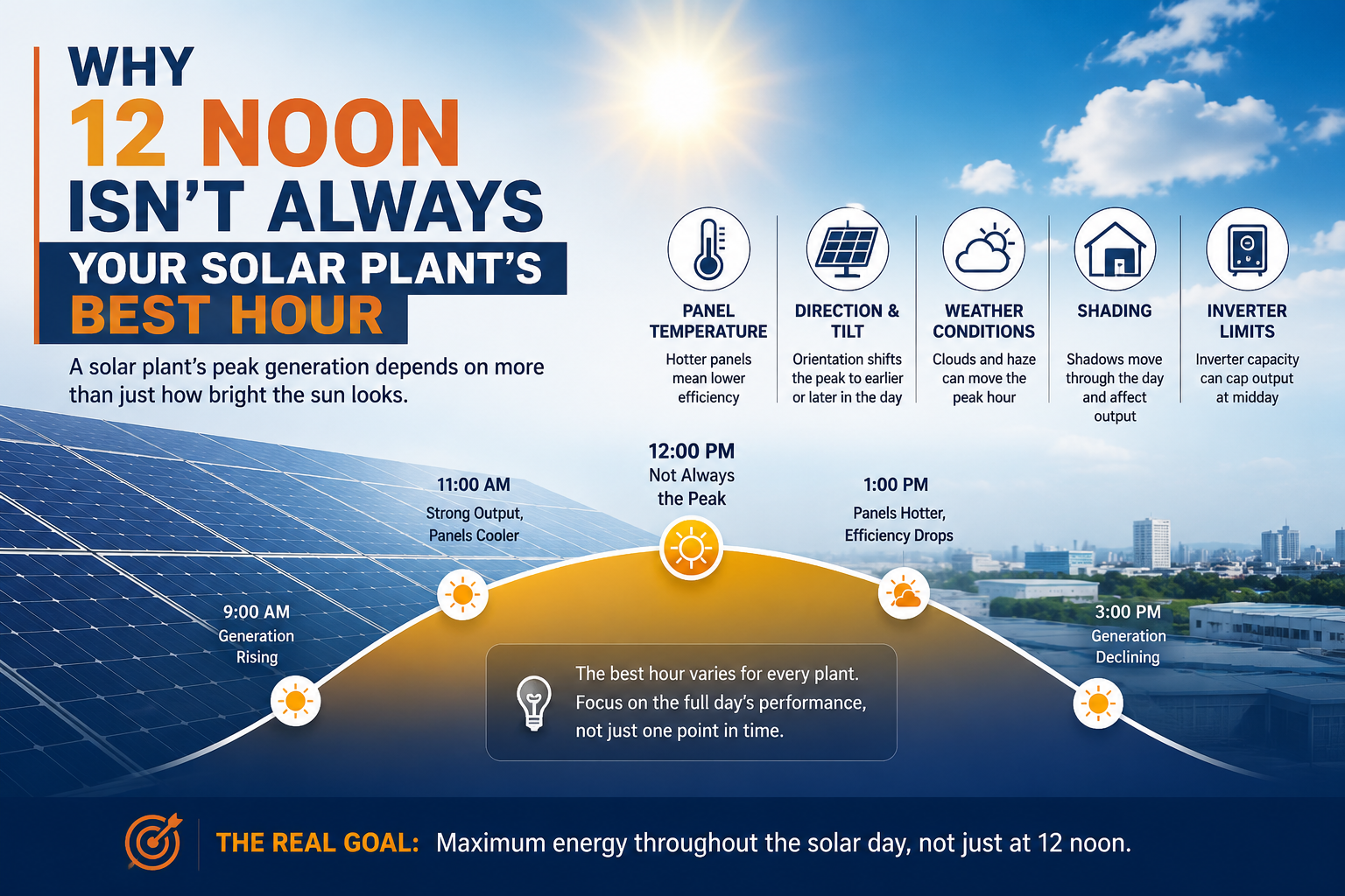 Why 12 Noon Isn’t Always Your Solar Plant’s Best Hour