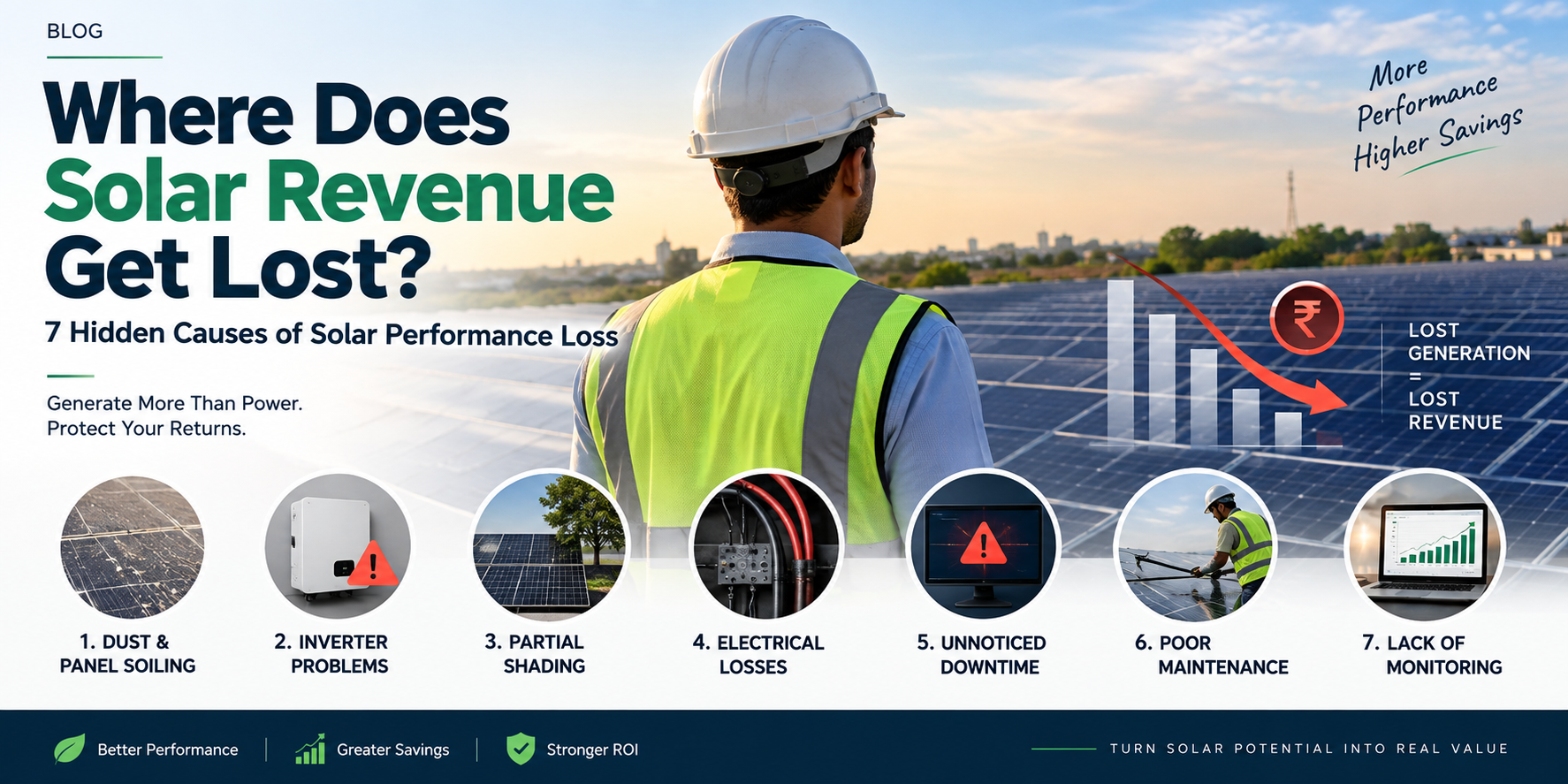 Where Does Solar Revenue Get Lost? 7 Hidden Causes of Solar Performance Loss