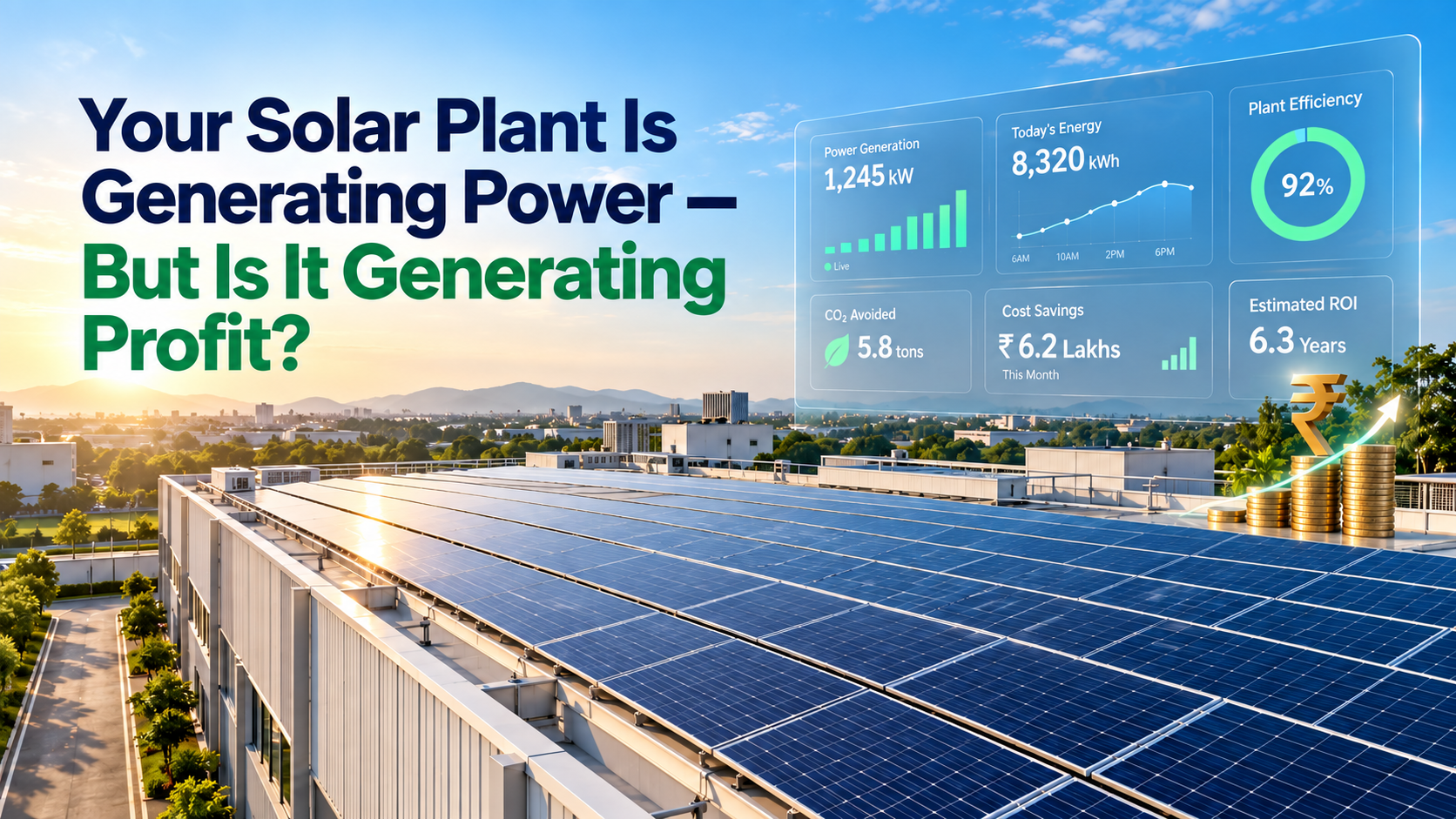 Your Solar Plant Is Generating Power — But Is It Generating Profit?