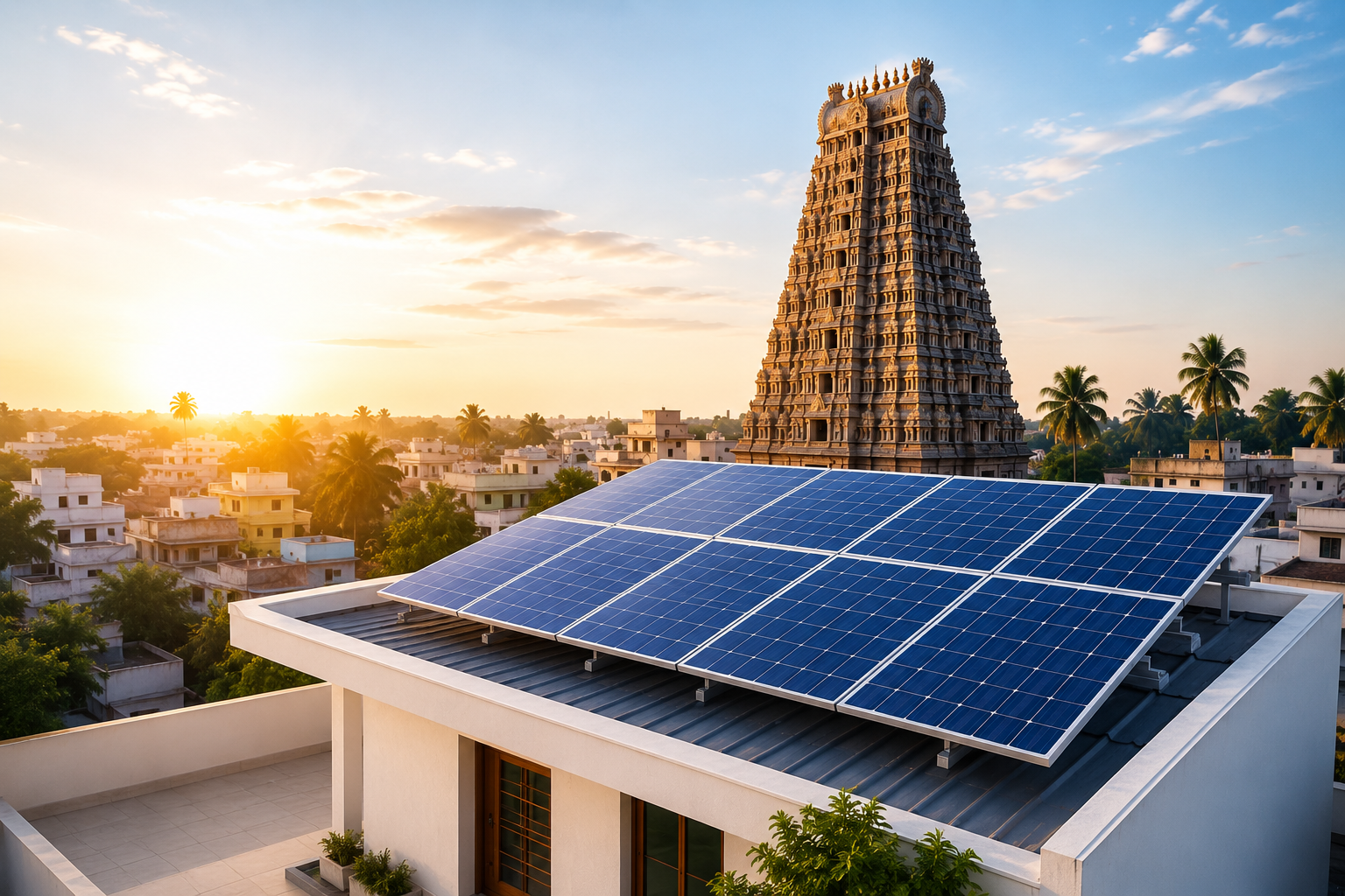 Rooftop Solar Installation Cost in Tamil Nadu (2026 Guide) | Prices, Subsidy & ROI