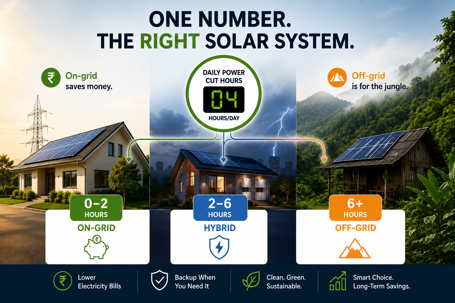 On-Grid, Off-Grid, or Hybrid: Which Should You Choose?