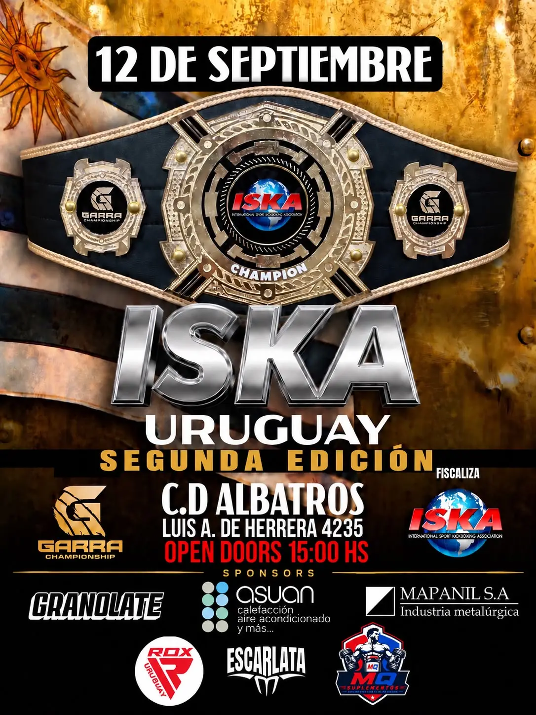 Imagen de🥊 Una tarde a puro combate: ISKA Uruguay en Albatros