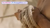 Person holding on to rope