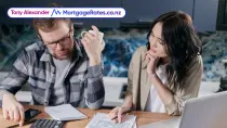 Couple working out finances