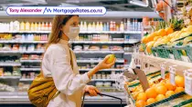 Young woman in supermarket