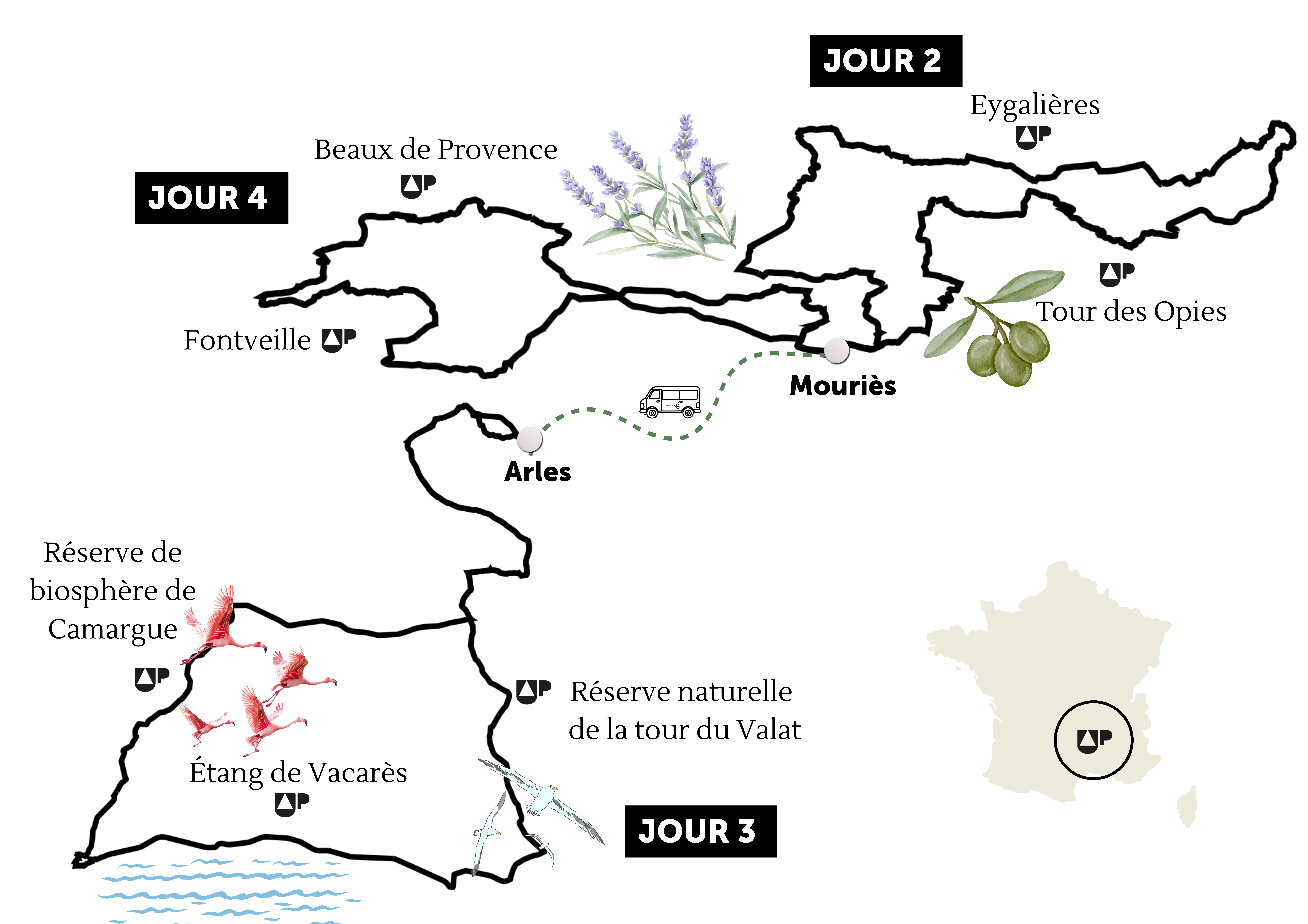 Le terrain de jeu des Alpilles - Carnet d'aventure