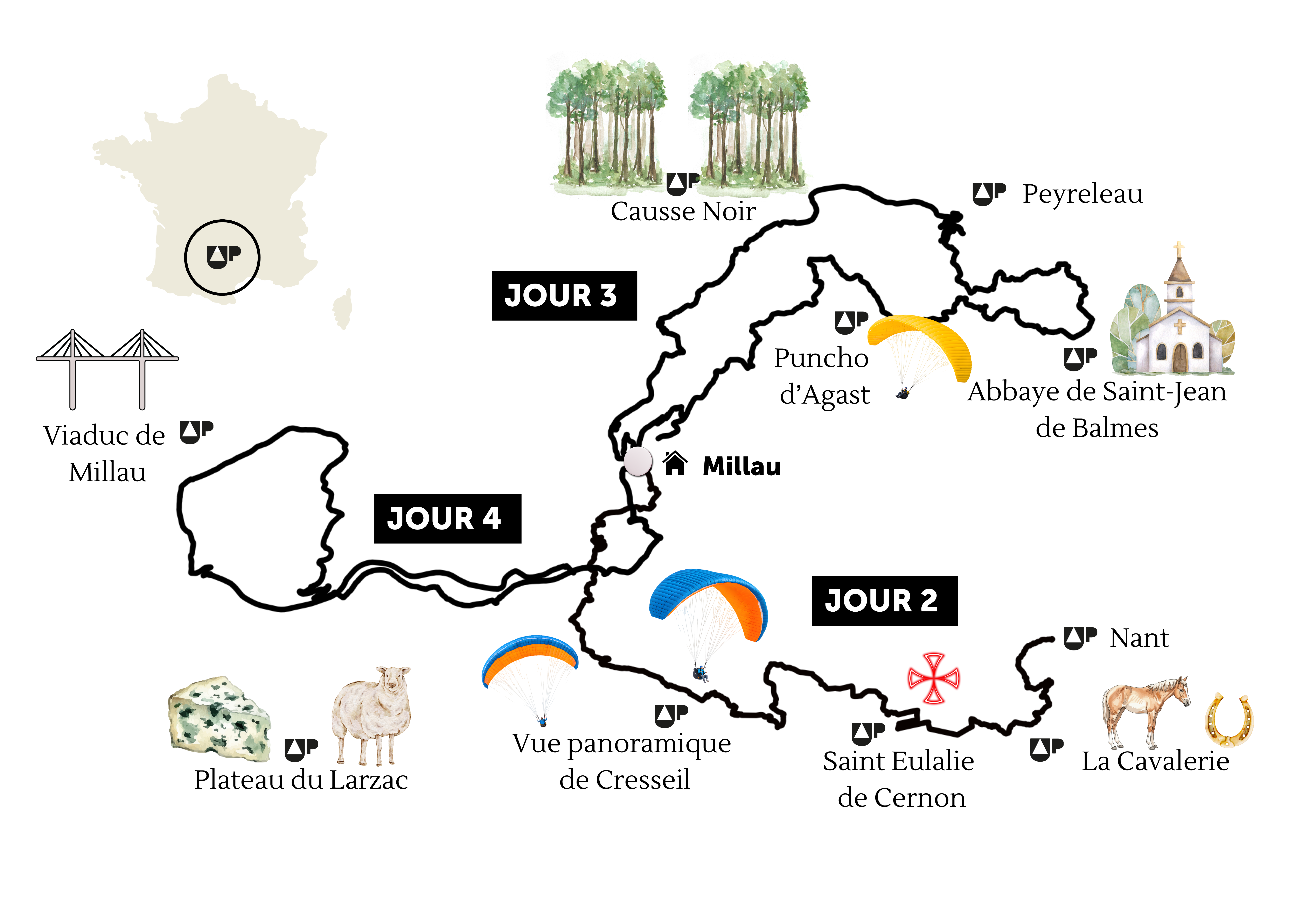 Programme du séjour - grands causses adv 