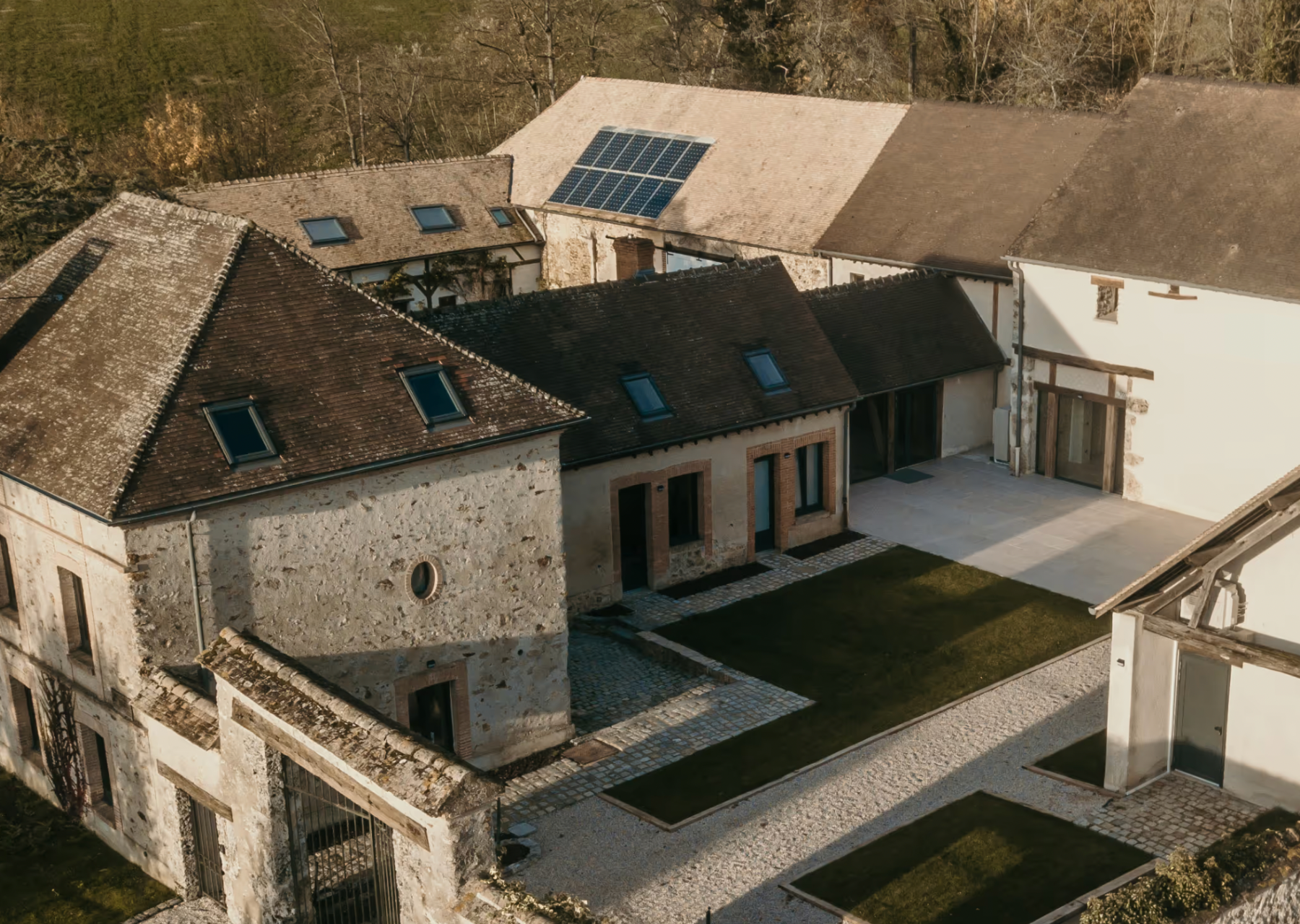 Typical Champagne guesthouse or estate