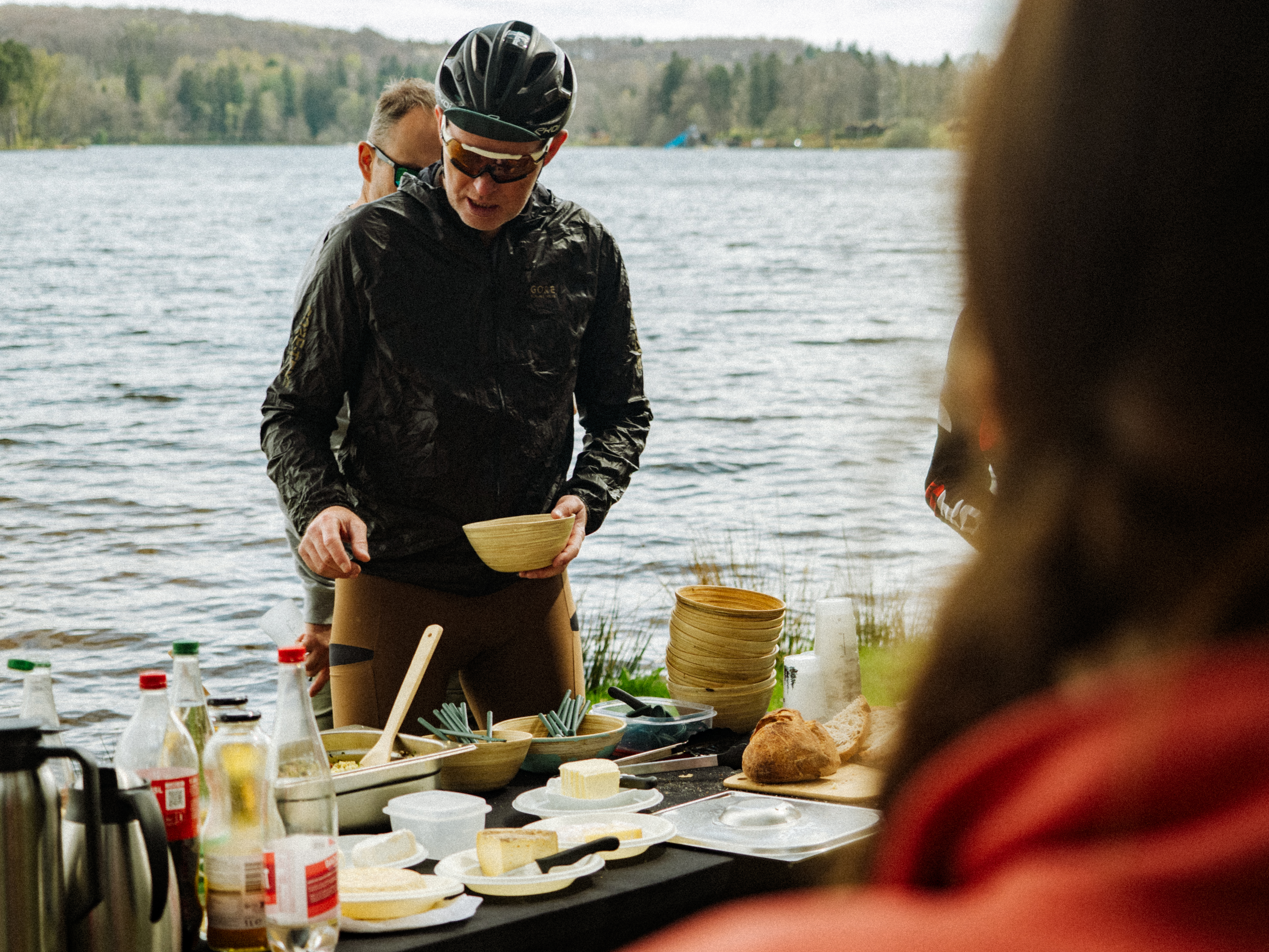 Well-deserved snack stop