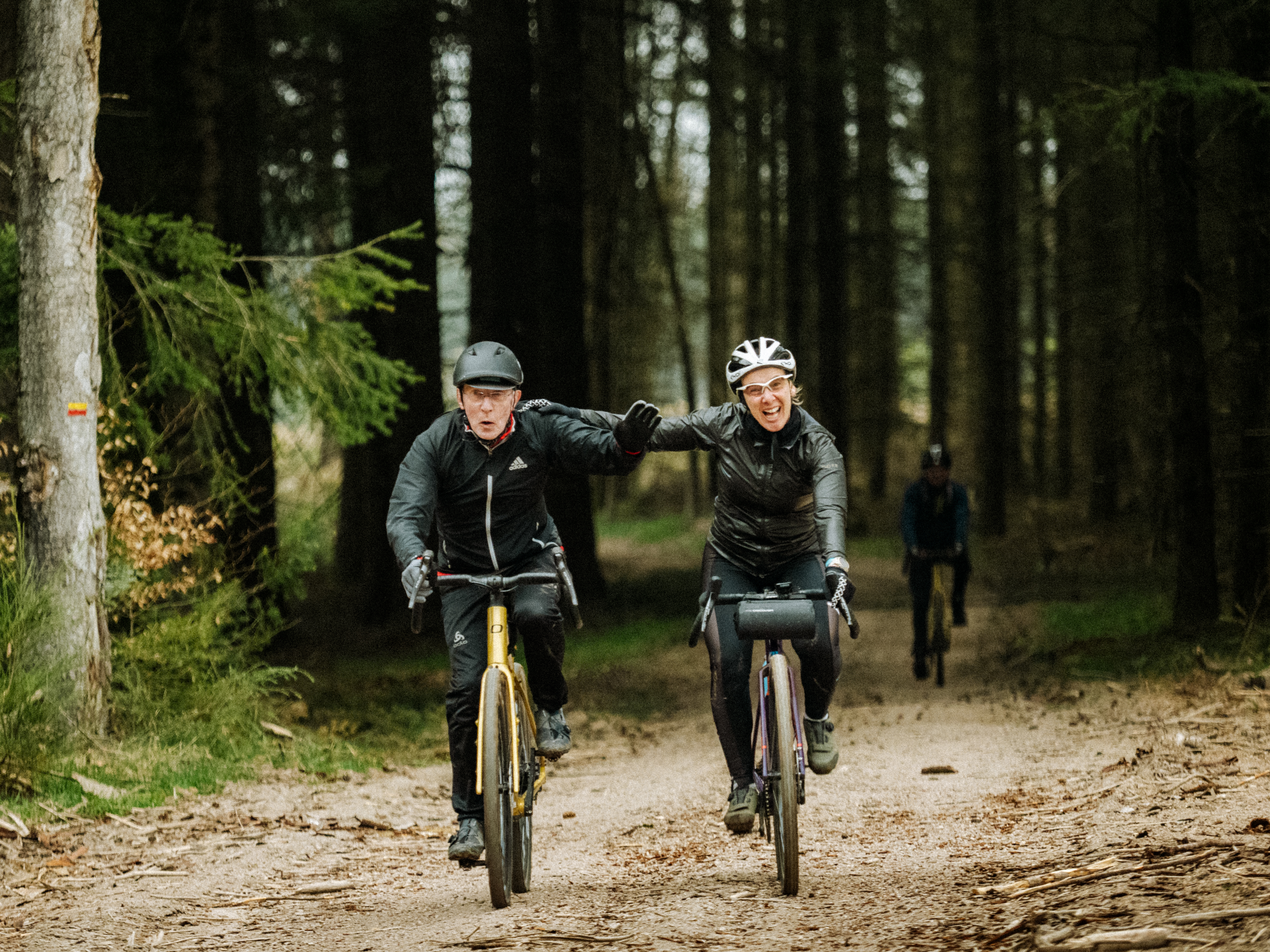 Départ complice en forêt