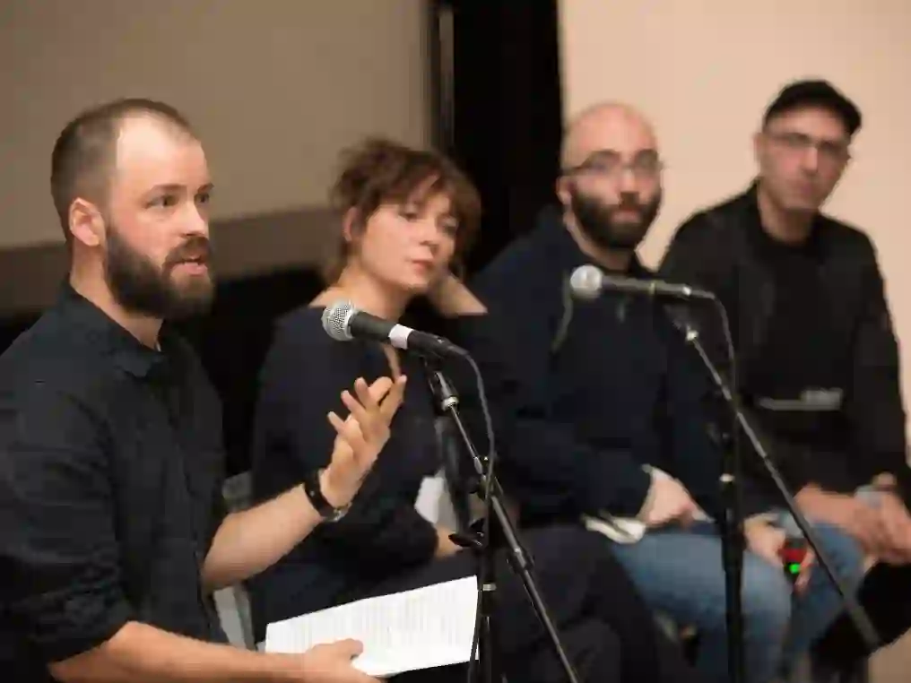 Panel discussion at the screening of Diranno che li ho uccisi io by Danilo Correale
