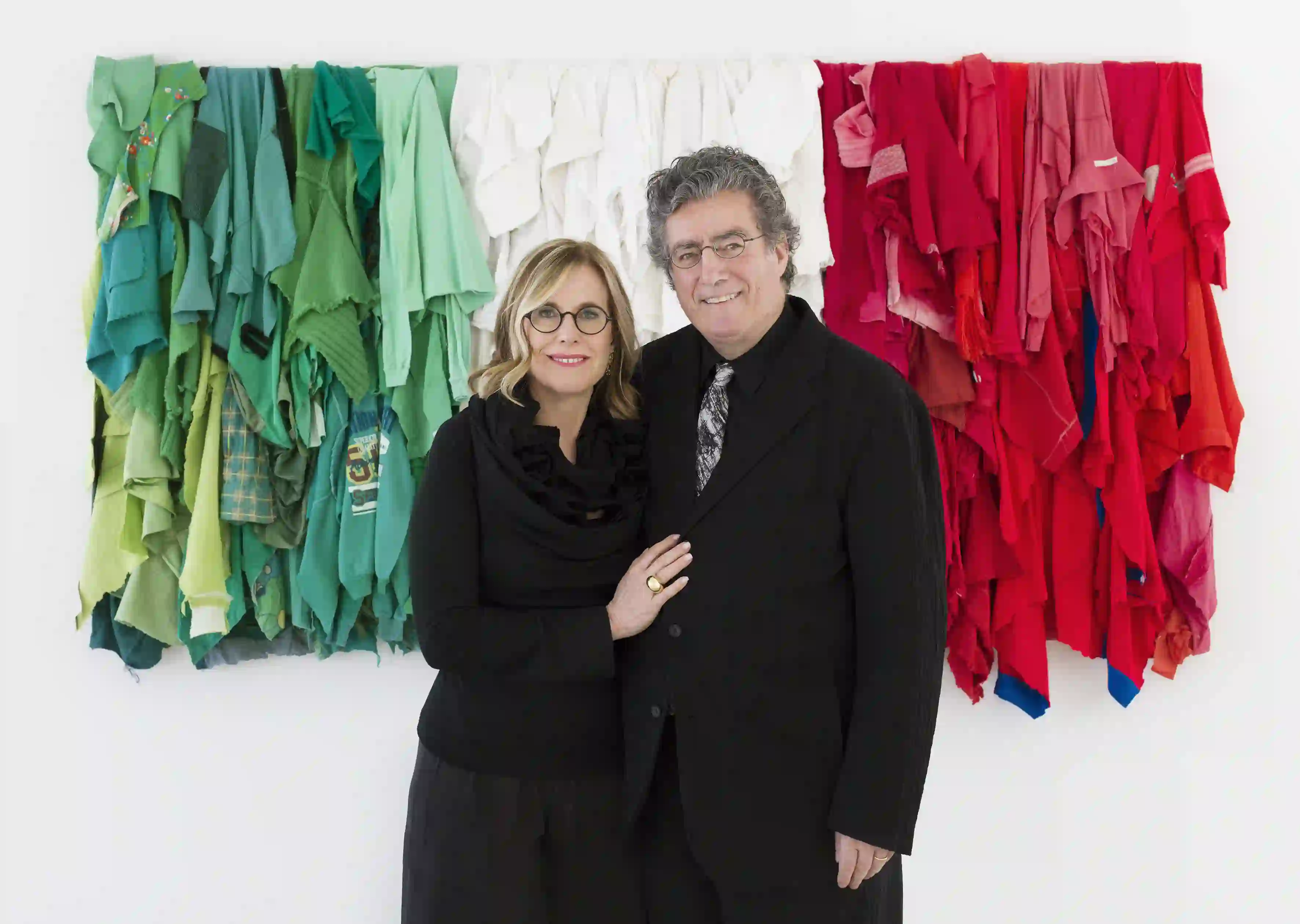 Magazzino co-founders Nancy Olnick and Giorgio Spanu 