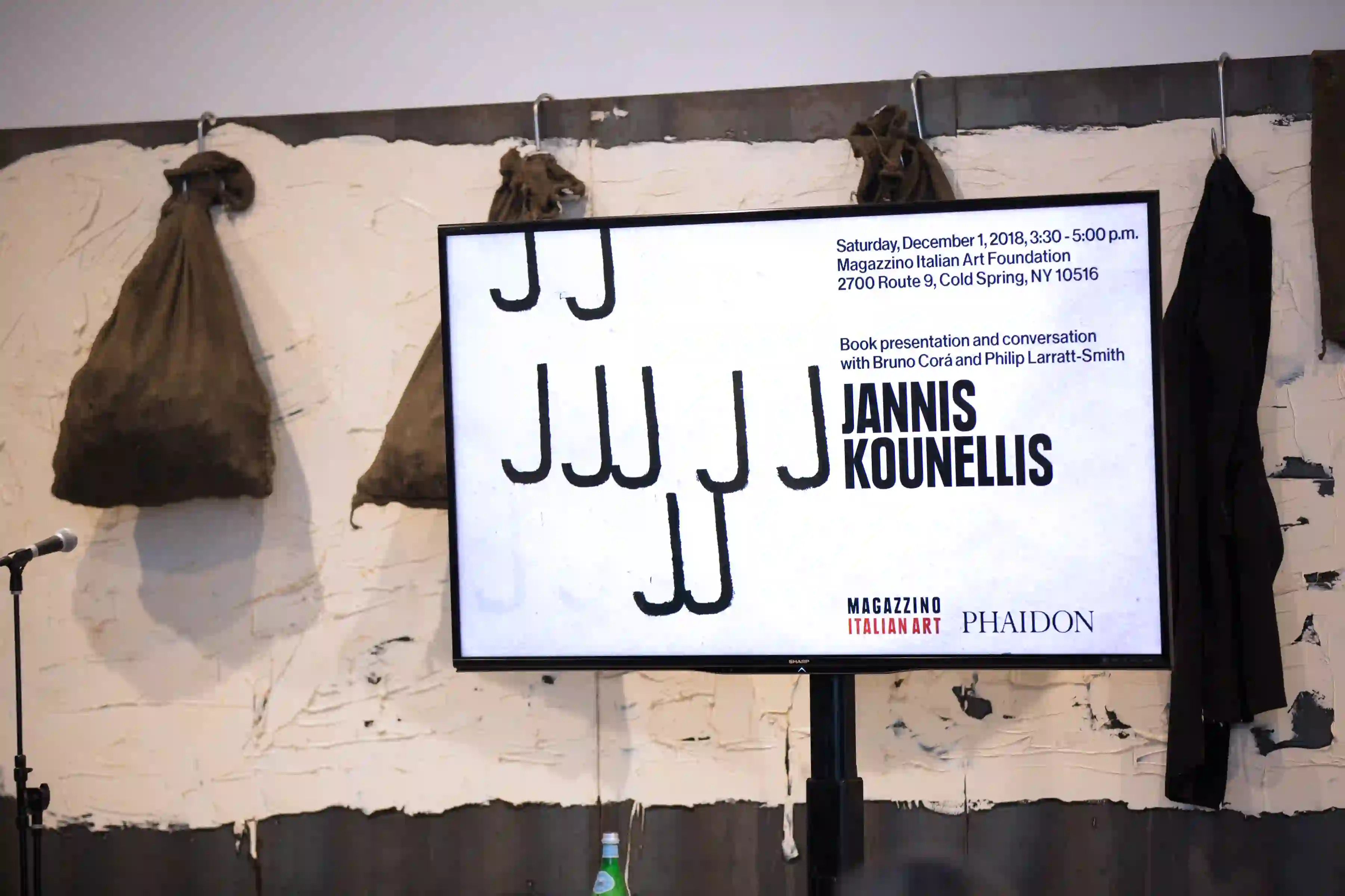 Jannis Kounellis Book Presentation and Conversation