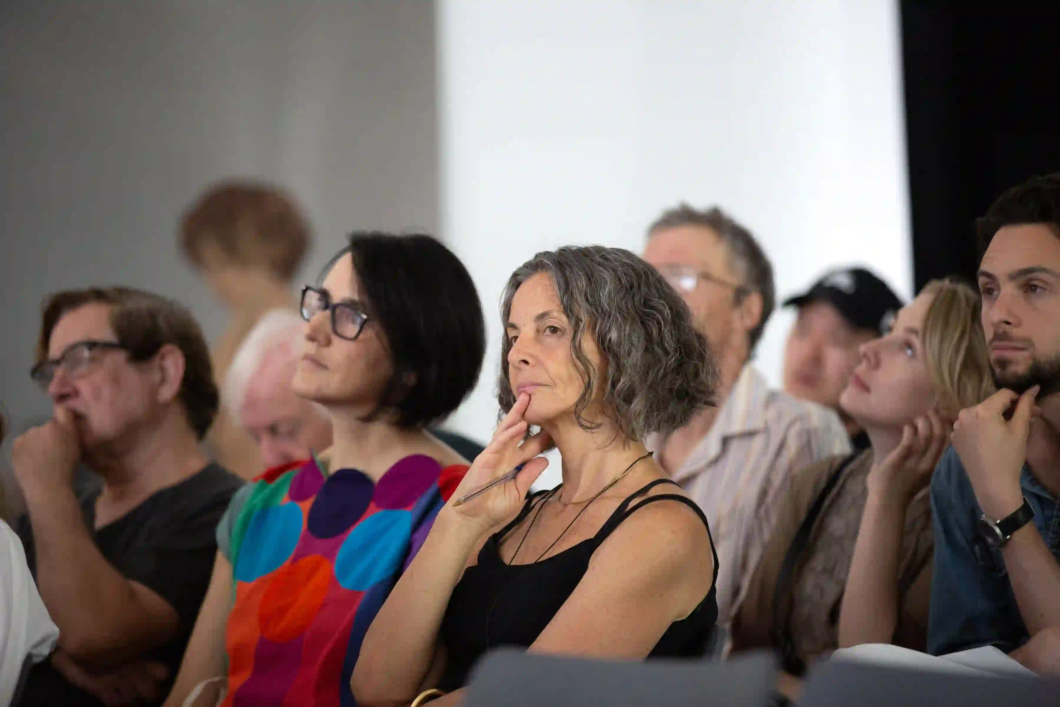 Attendees at the Reconsidering Arte Povera lecture series