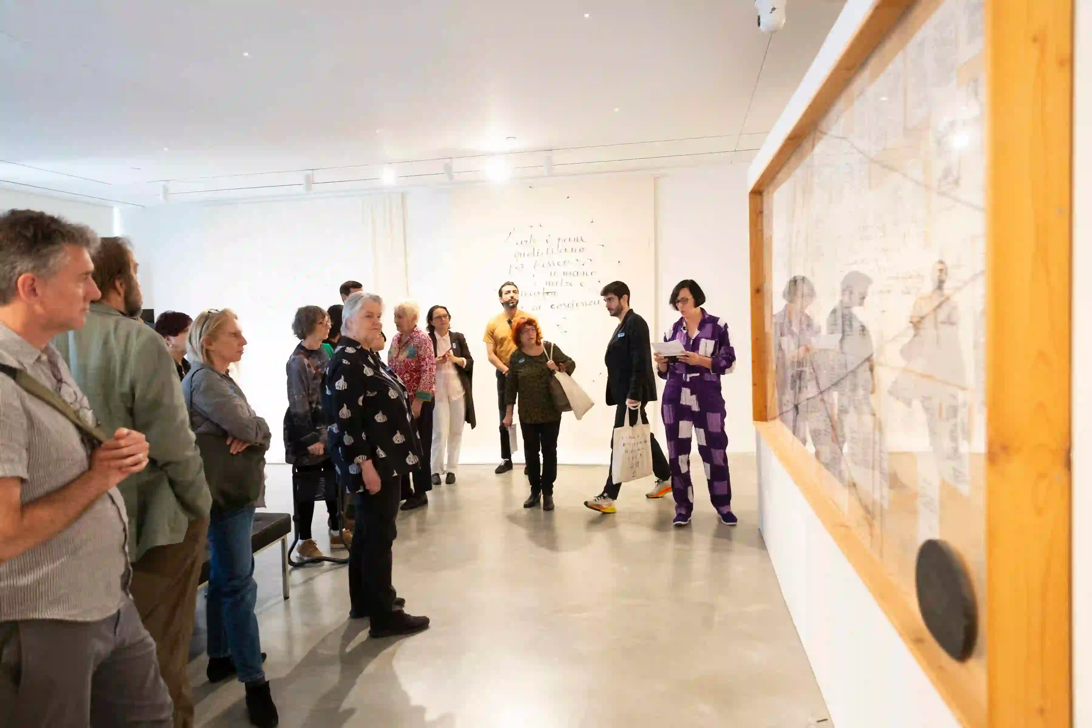 Tour led by Melissa McGill. Photo by Alexa Hoyer