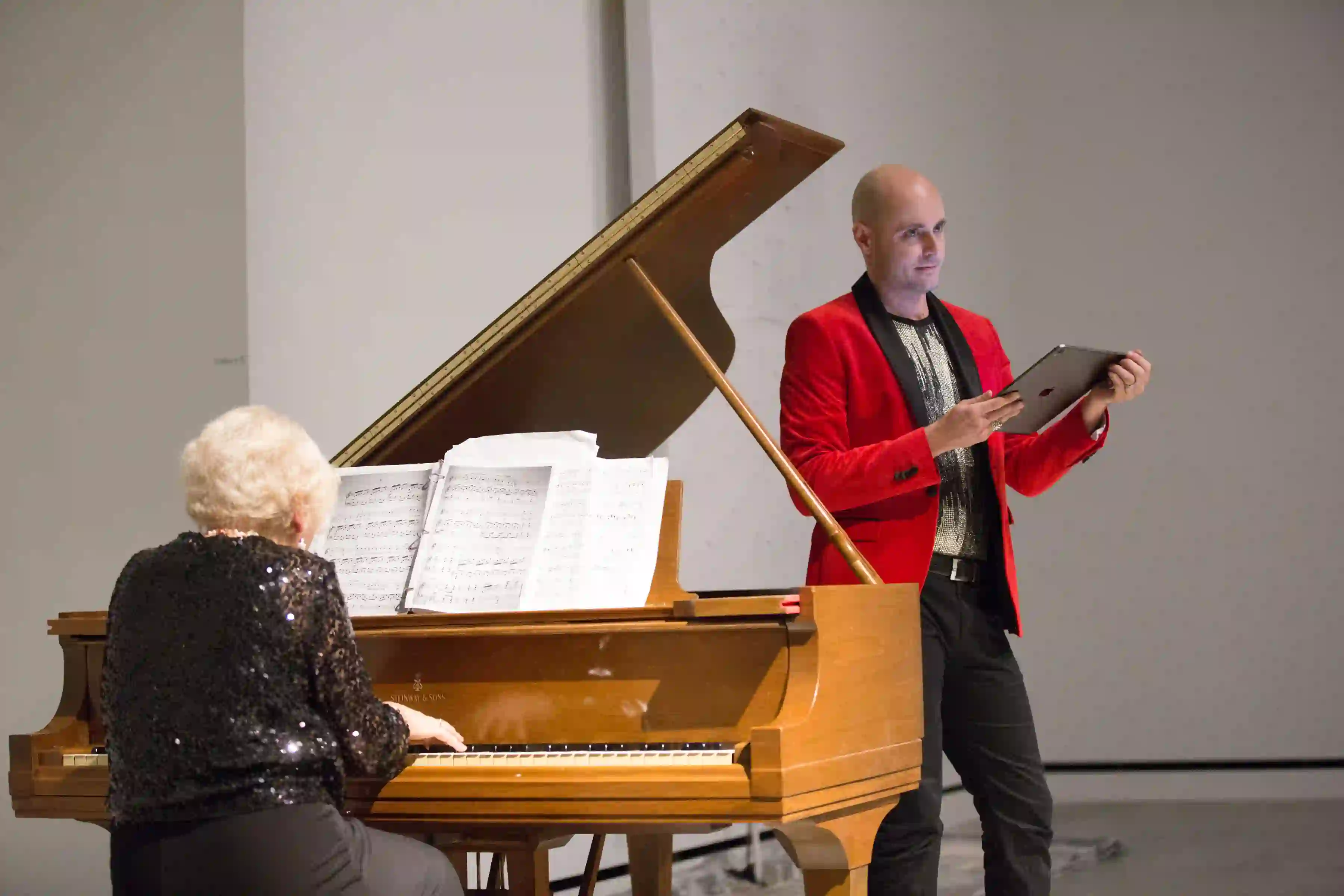 Nicholas Tamagna, singer, joined by Inessa Zaretsky on piano to perform Le Nuove Musiche Fra Passato e Futuro