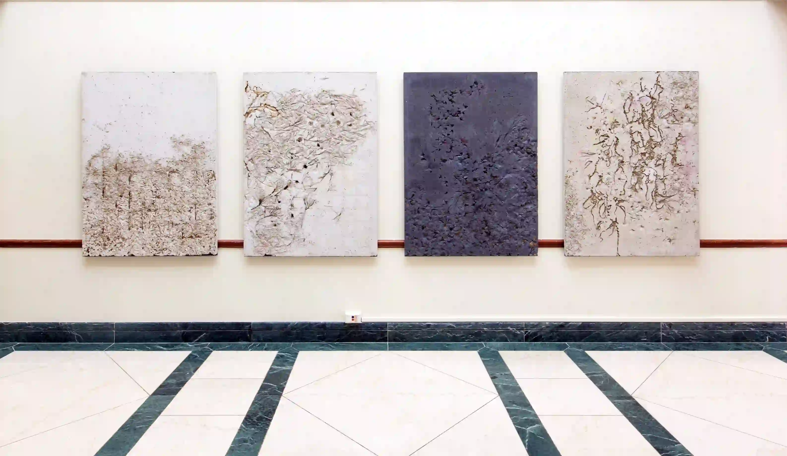 Installation view of Alessandro Piangiamore: Marango