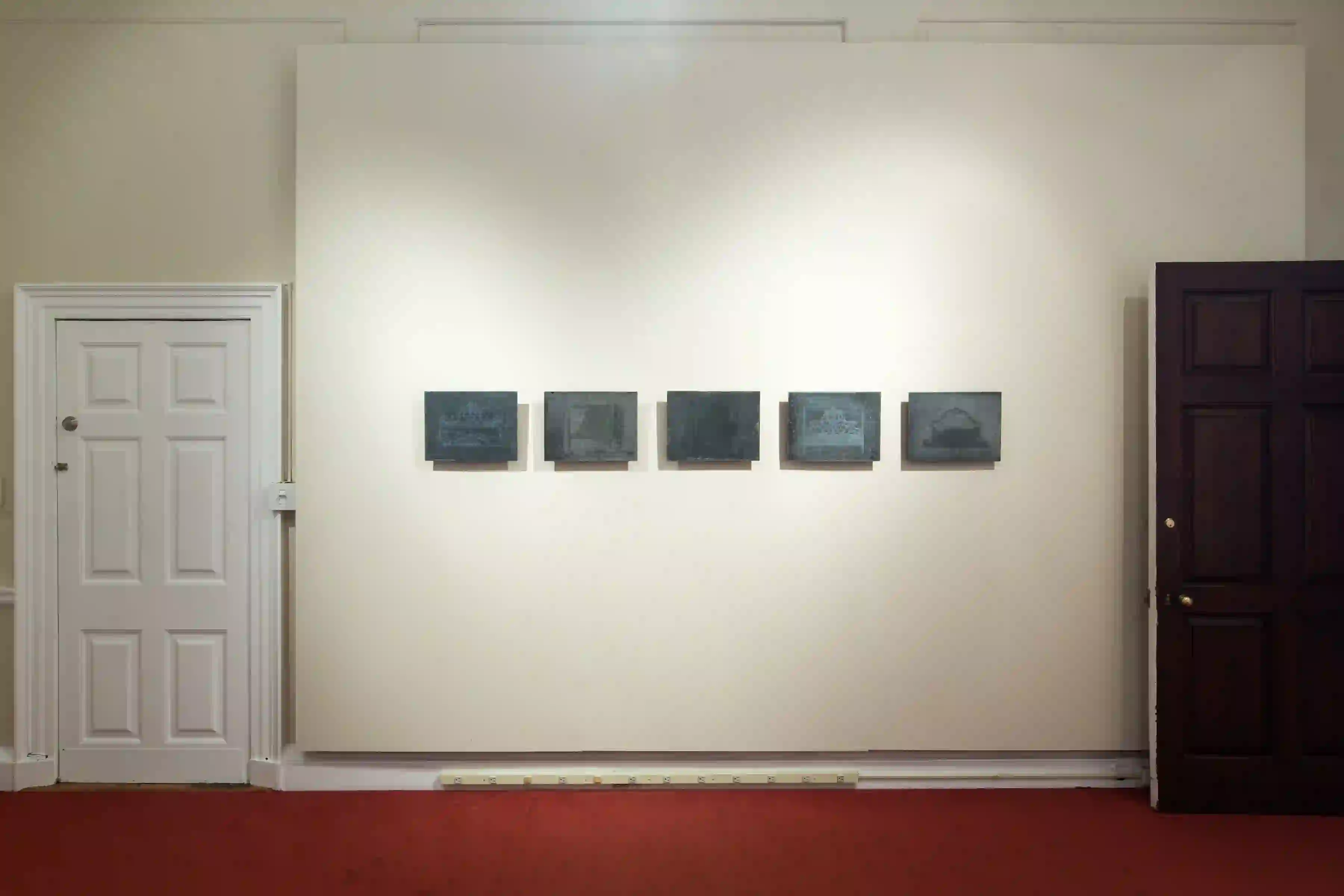 Installation view of Young Italians