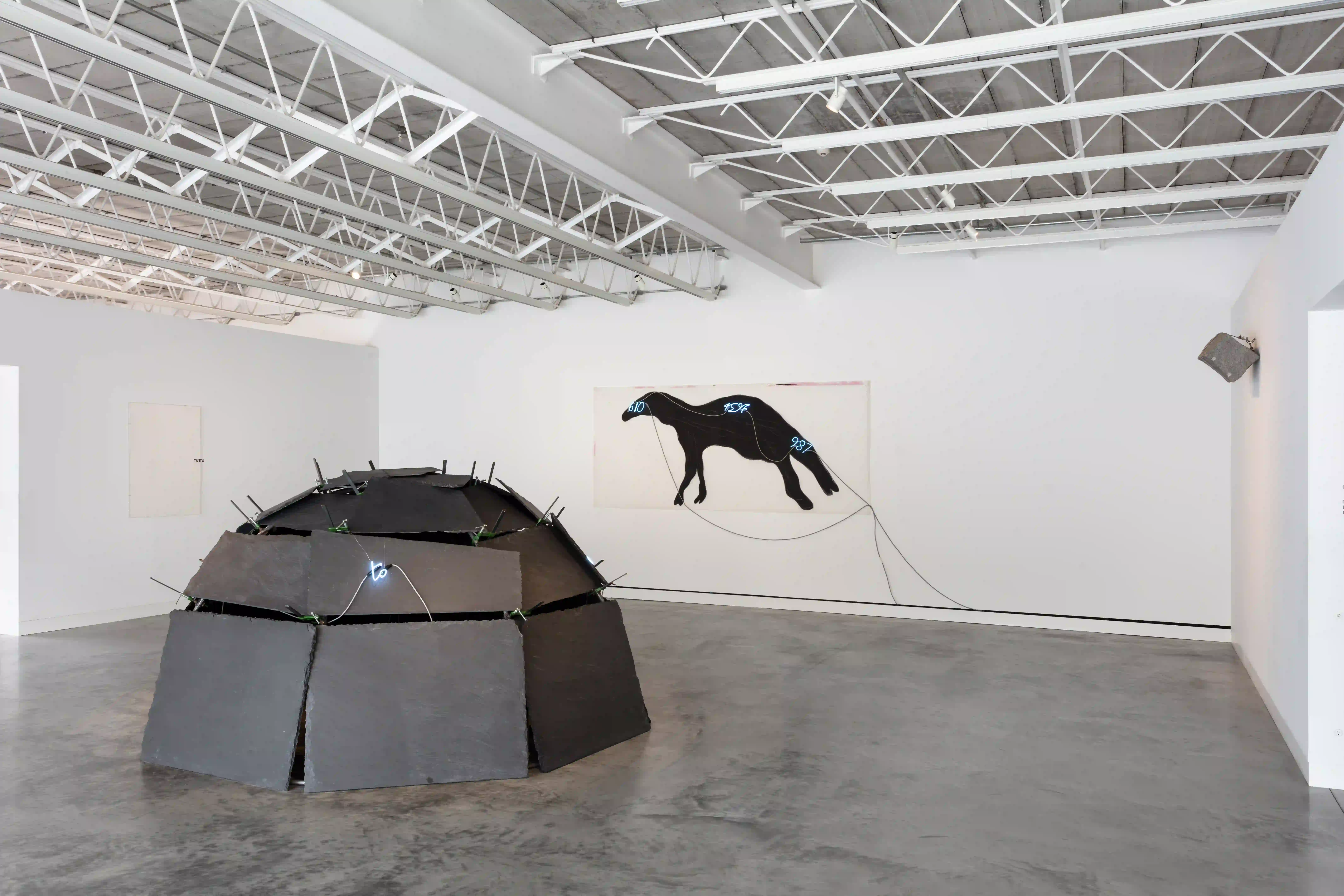 Installation view of the exhibition Arte Povera at Magazzino Italian Art, Cold Spring, New York
